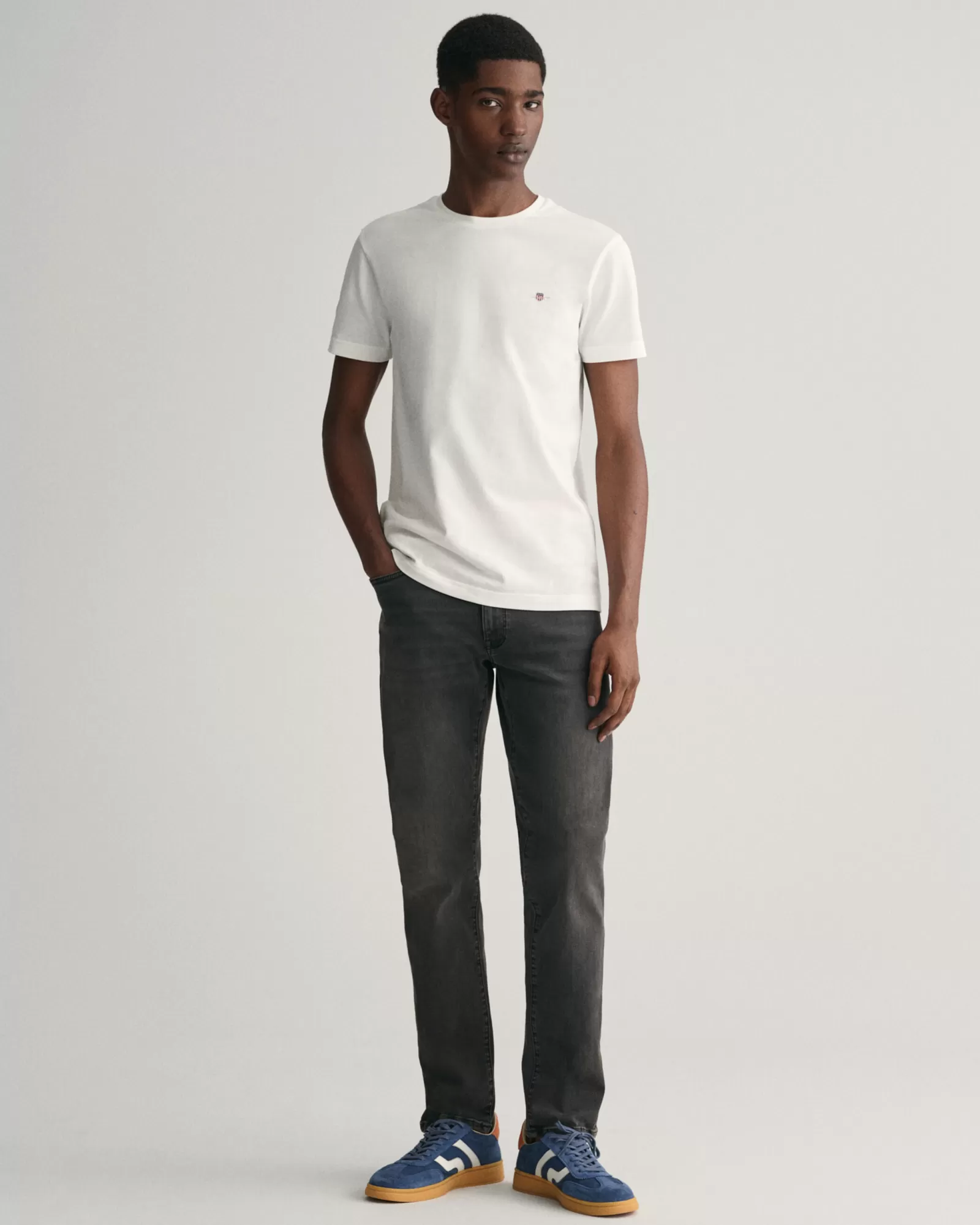 GANT Extra Slim Fit Active Recover Black Jeans | Jeans