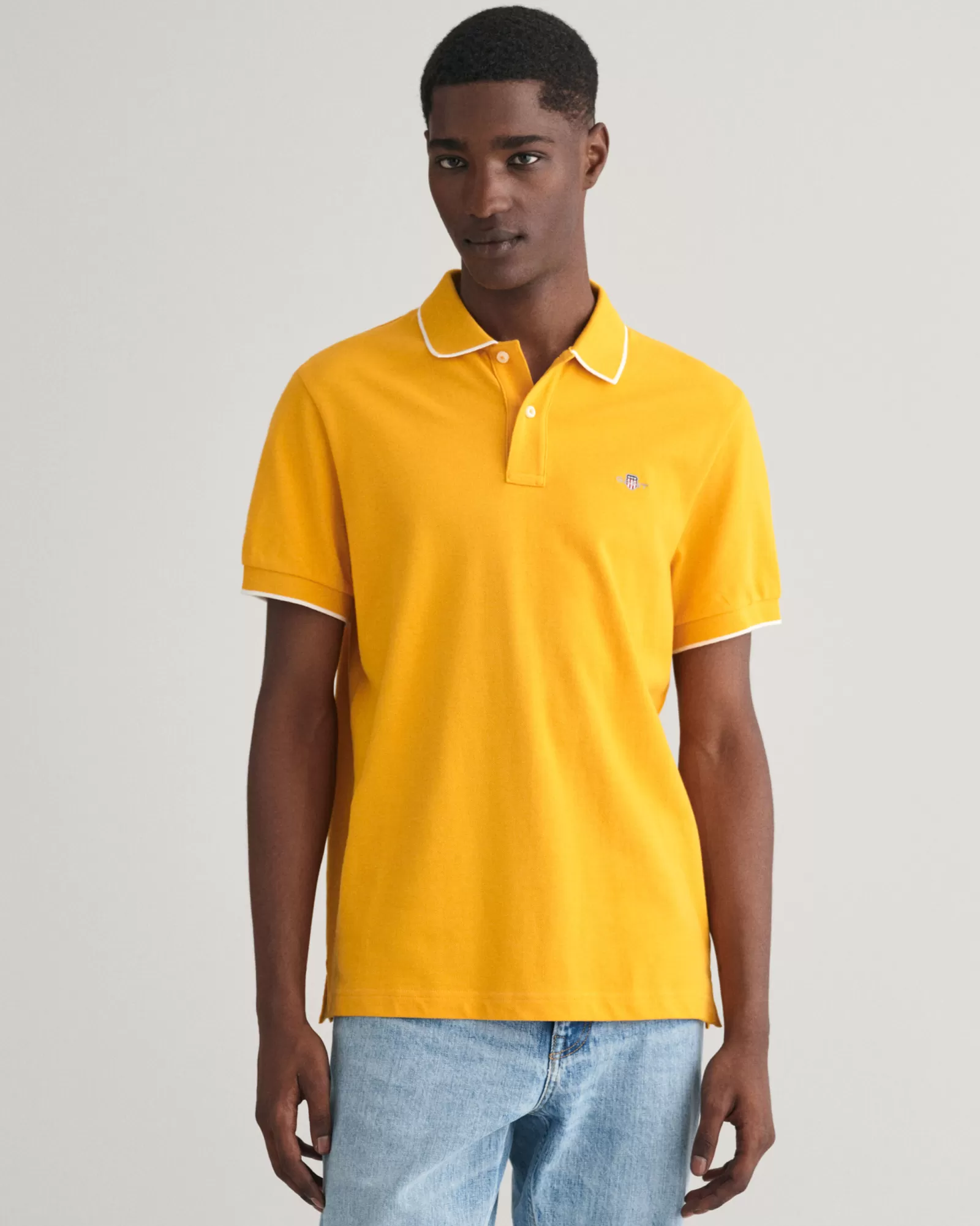 GANT Framed Tipped Piqué Polo Shirt | Pikéer