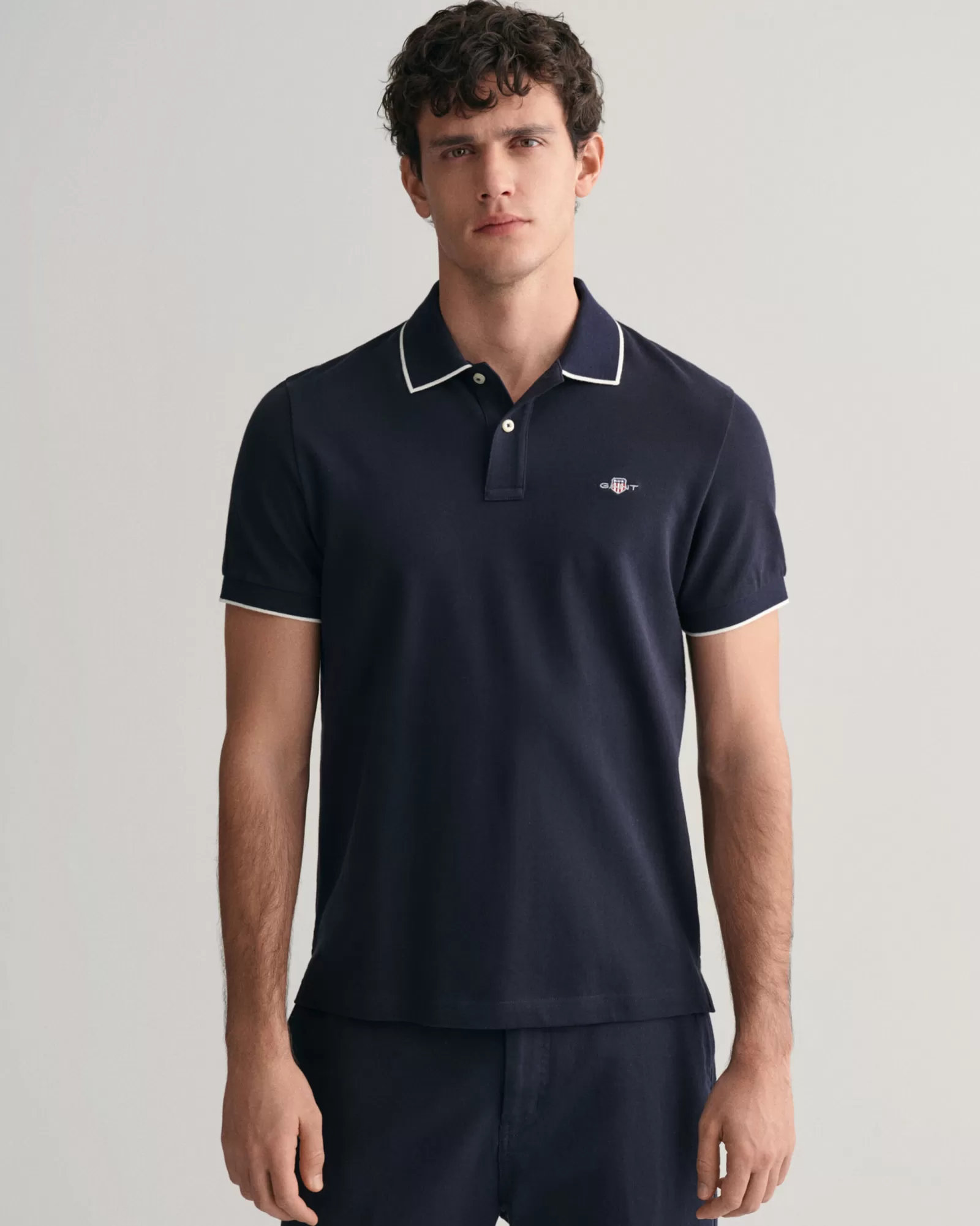 GANT Framed Tipped Piqué Polo Shirt | Pikéer