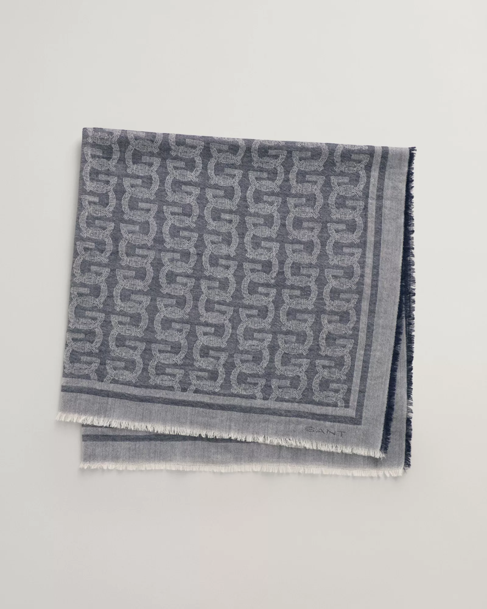 GANT G Patterned Lightweight Wool Scarf | Halsdukar & Scarfs