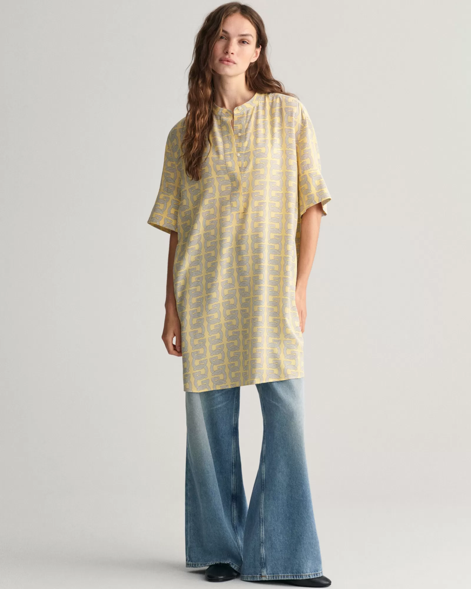 GANT G Patterned Short Sleeve Tunic | Klänningar