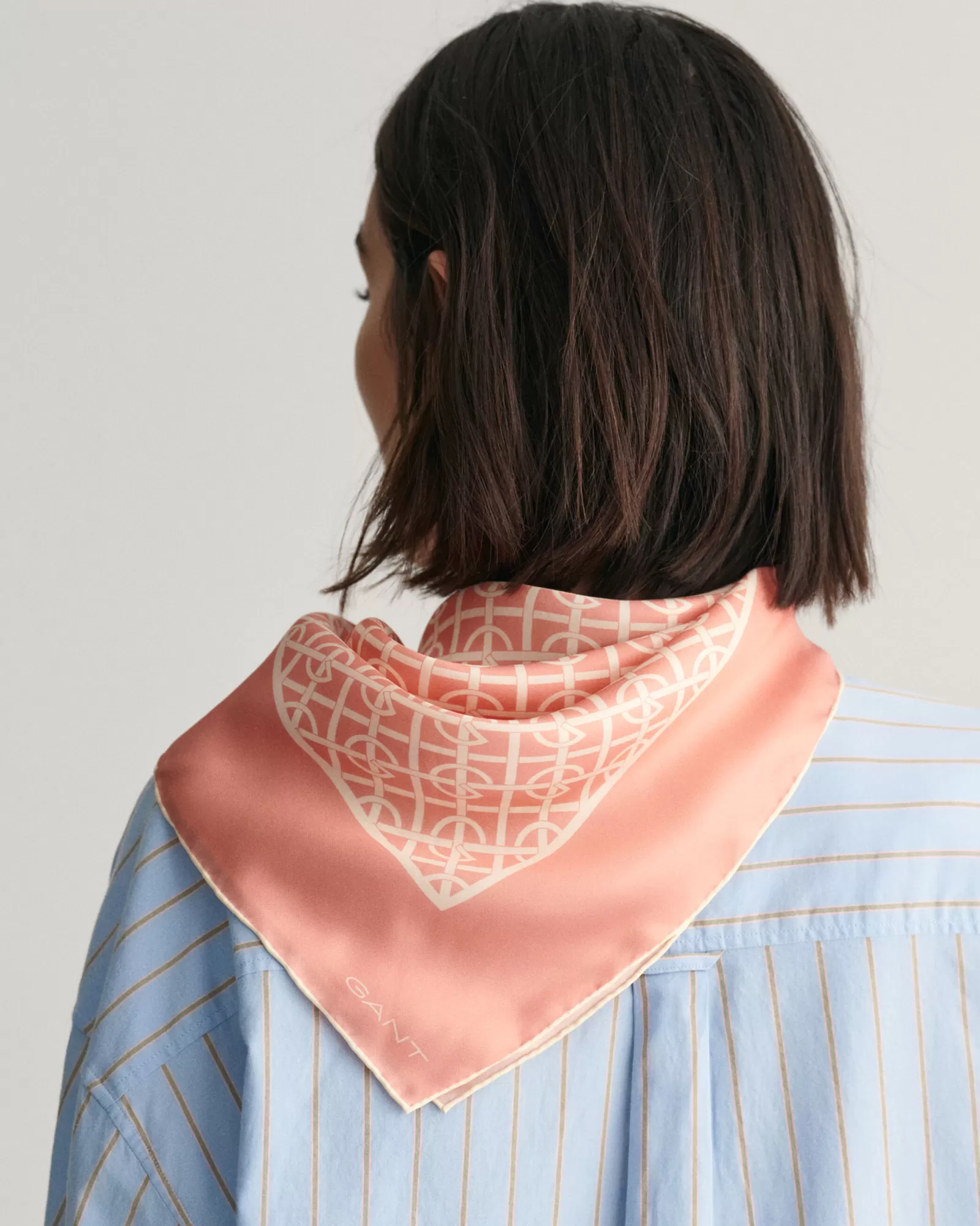 GANT G Patterned Silk Scarf | Halsdukar & Scarfs