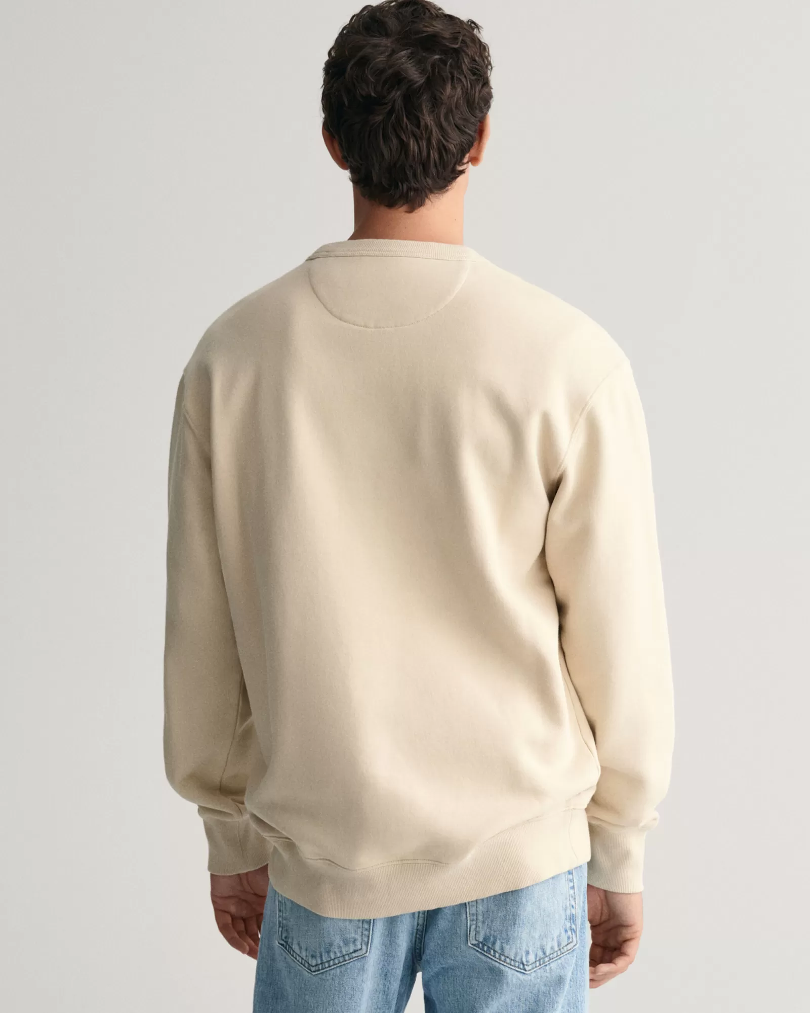 GANT Logo Crew Neck Sweatshirt | Hoodies & Tröjor