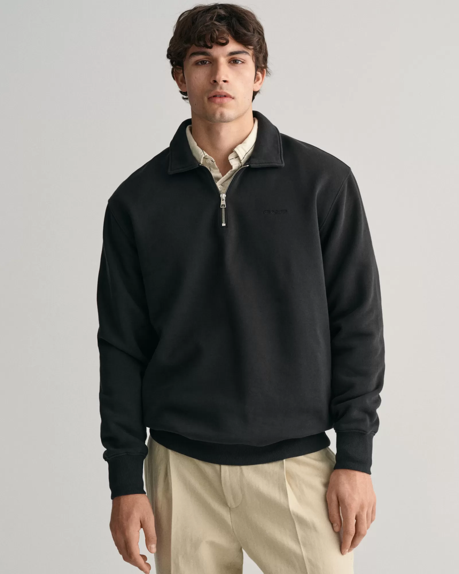 GANT Logo Half-Zip Sweatshirt | Hoodies & Tröjor