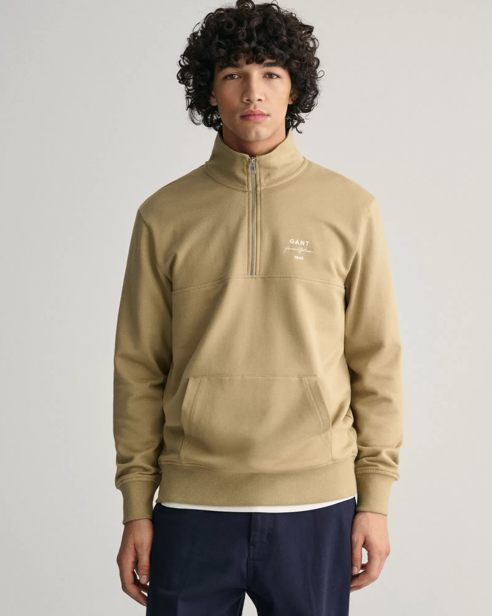 GANT Script Graphic Half-Zip Sweatshirt | Hoodies & Tröjor