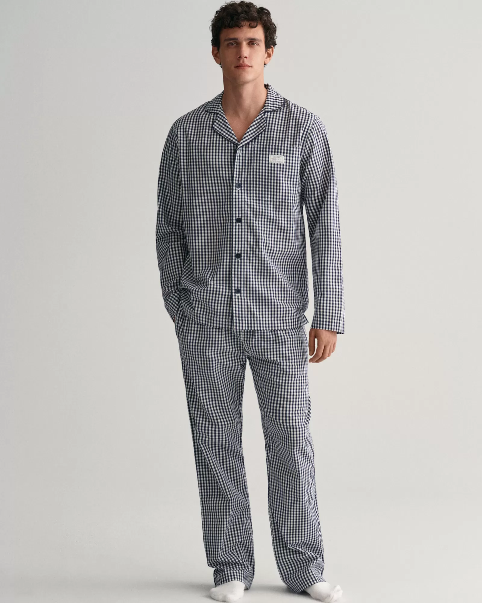 GANT Gingham Checked Pajama Set | Morgonrockar & Pyjamas