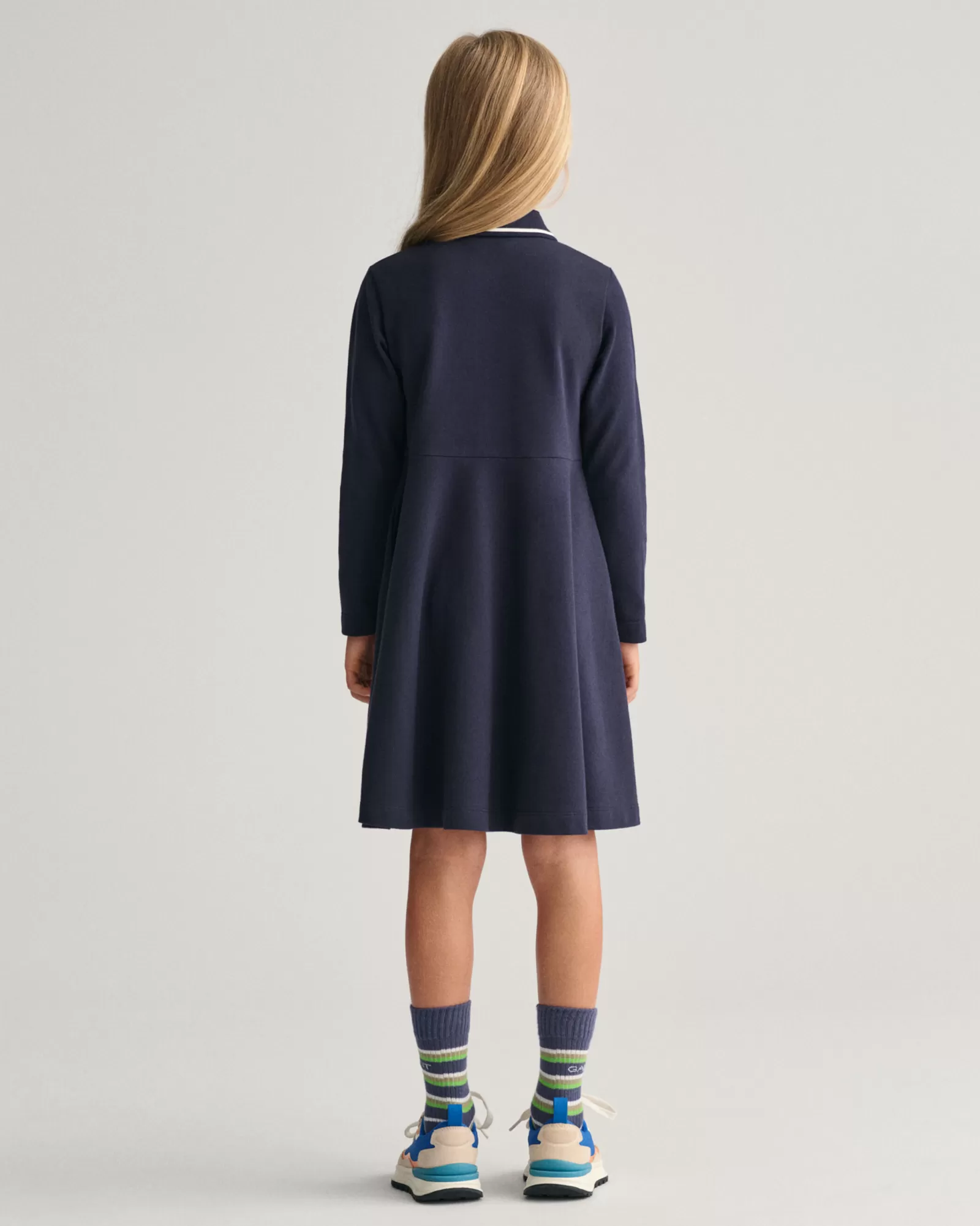 GANT Girls Piqué Spin Dress | Barn Klänningar & Kjolar