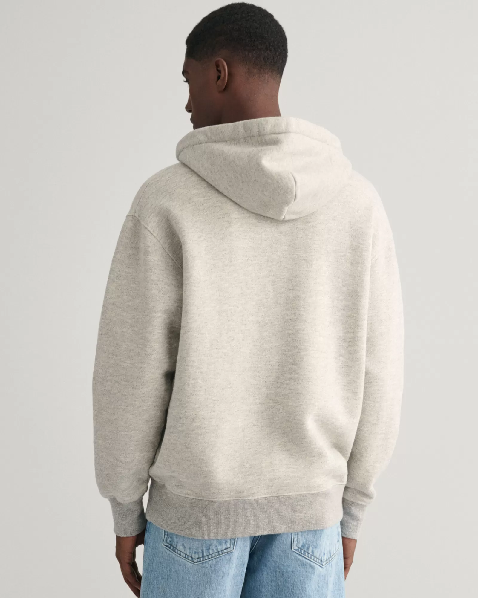 GANT Graphic Melange Hoodie | Hoodies & Tröjor