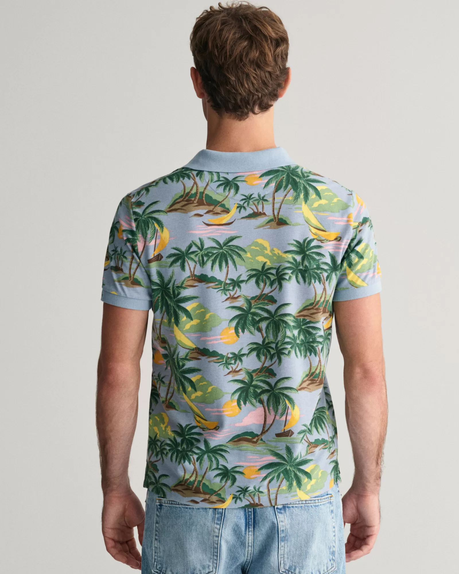 GANT Hawaiian Print Polo Shirt | Pikéer