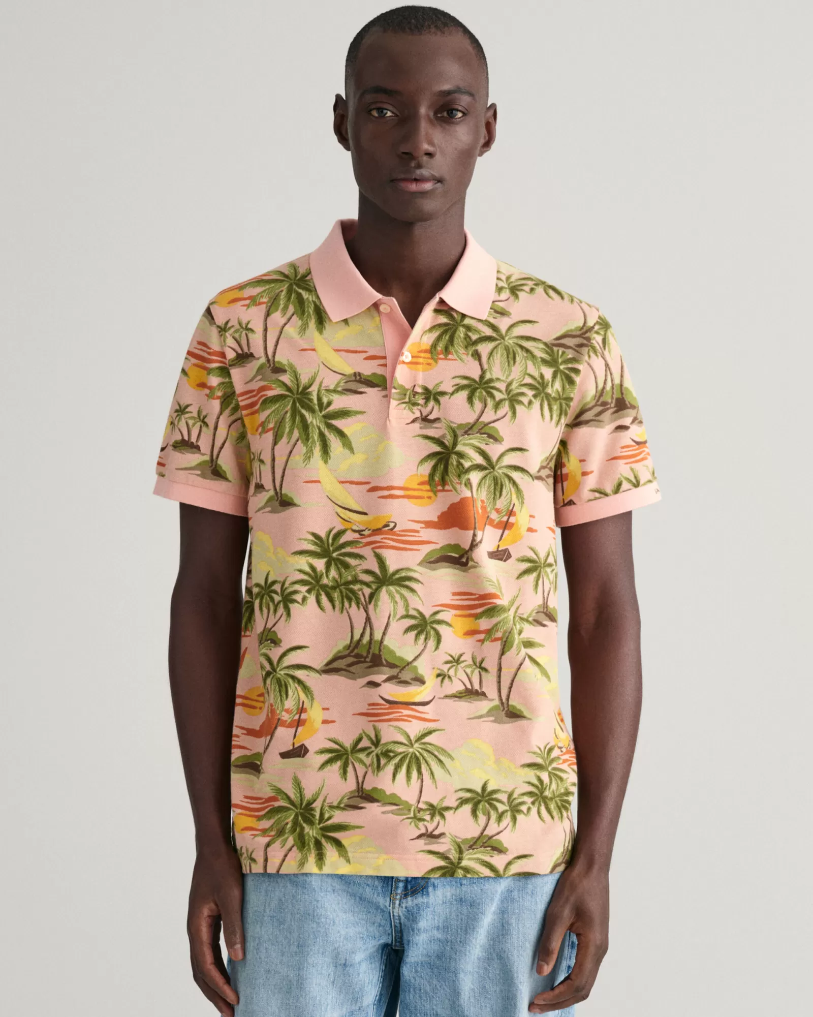 GANT Hawaiian Print Polo Shirt | Pikéer