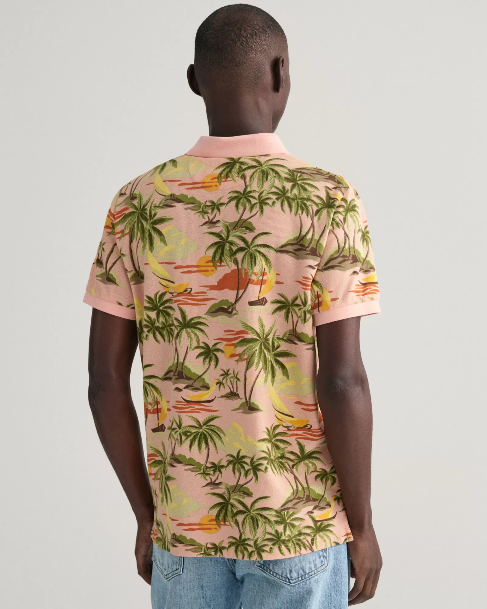 GANT Hawaiian Print Polo Shirt | Pikéer