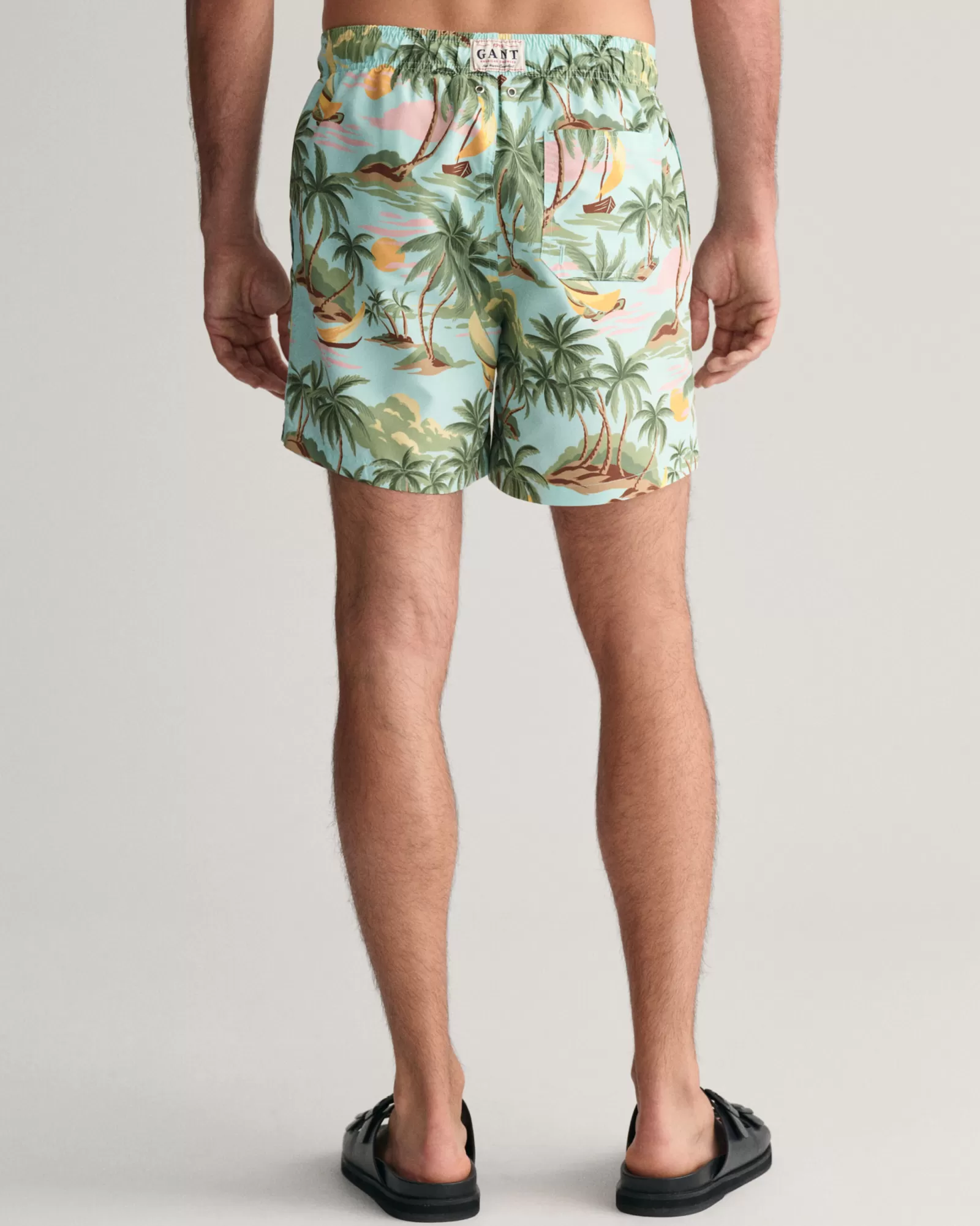 GANT Hawaiian Print Swim Shorts | Badshorts