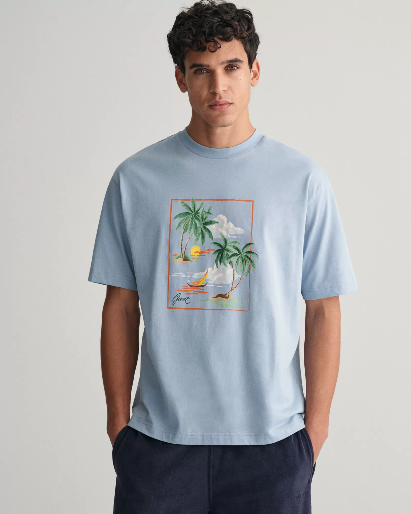 GANT Hawaiian Printed T-Shirt | T-shirts