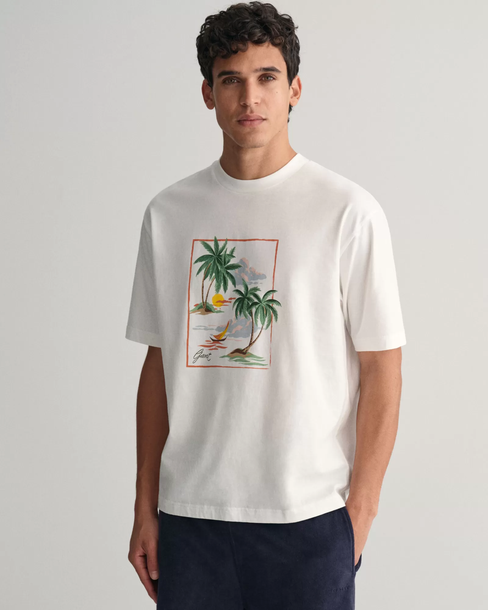 GANT Hawaiian Printed T-Shirt | T-shirts