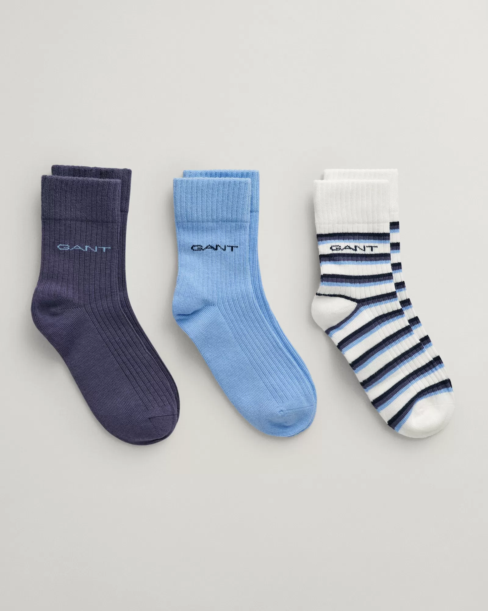 GANT Kids 3-Pack Striped Socks | Barn Accessoarer | Accessoarer