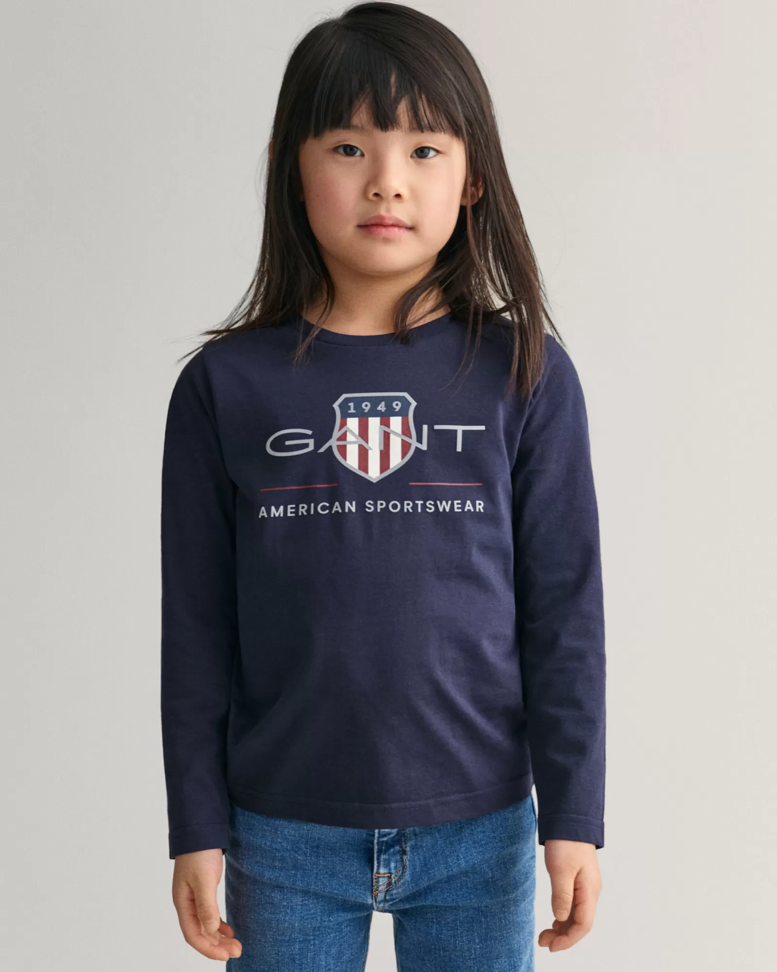 GANT Kids Archive Shield Long Sleeve T-Shirt | Barn T-Shirts & Pikéer | T-Shirts & Pikéer