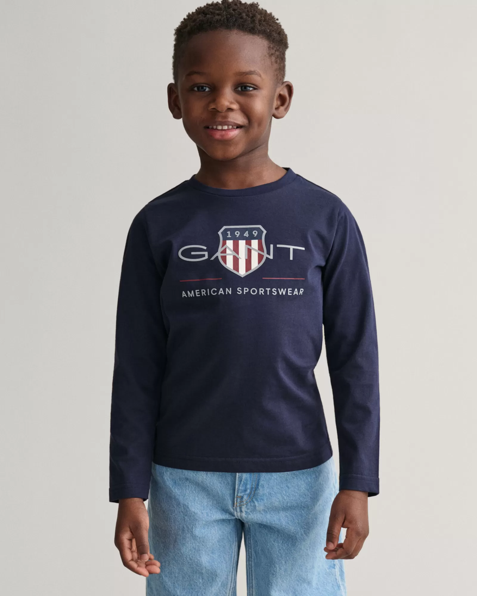 GANT Kids Archive Shield Long Sleeve T-Shirt | Barn T-Shirts & Pikéer | T-Shirts & Pikéer