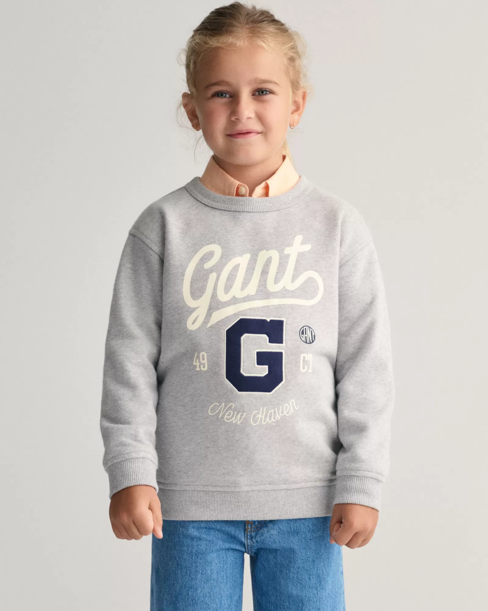 GANT Kids Graphic Crew Neck Sweatshirt | Barn Hoodies & Tröjor | Hoodies & Tröjor