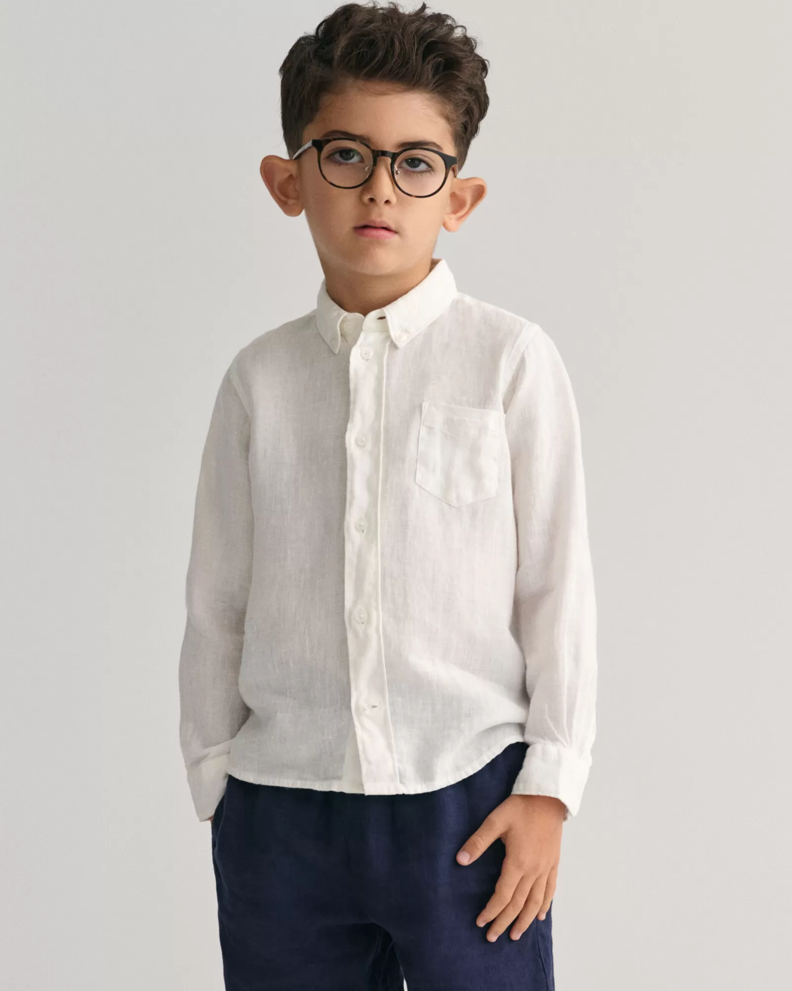 GANT Kids Linen Shirt | Barn Skjortor | Skjortor