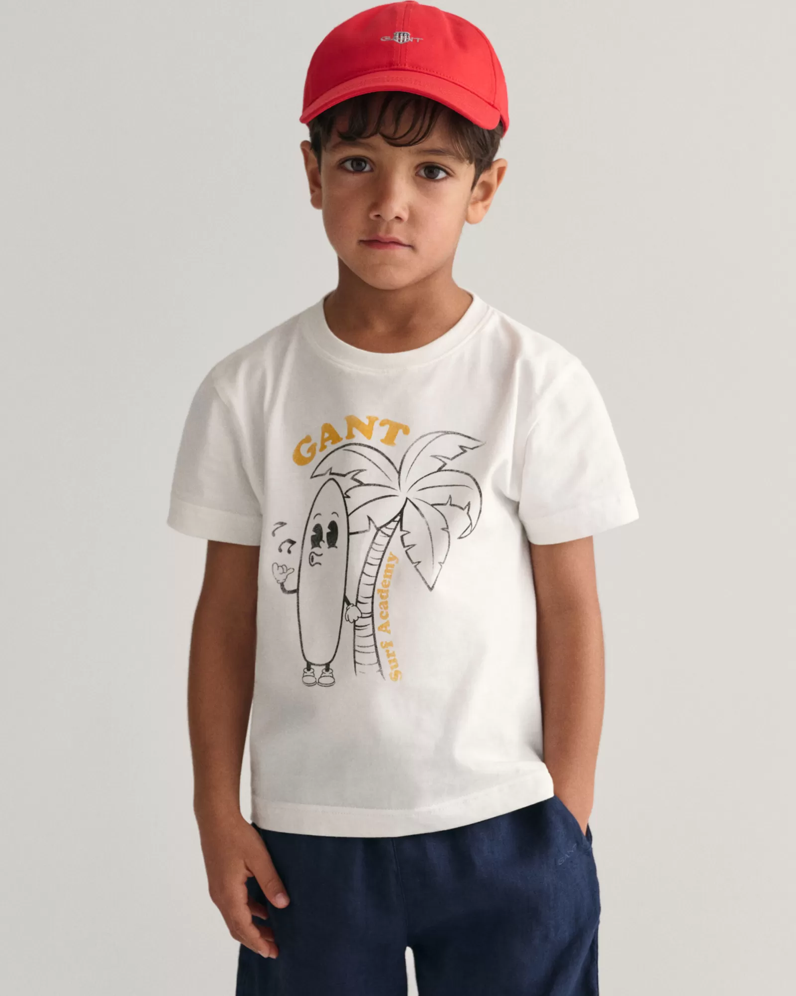 GANT Kids Shield Cotton Twill Cap | Barn Accessoarer | Accessoarer