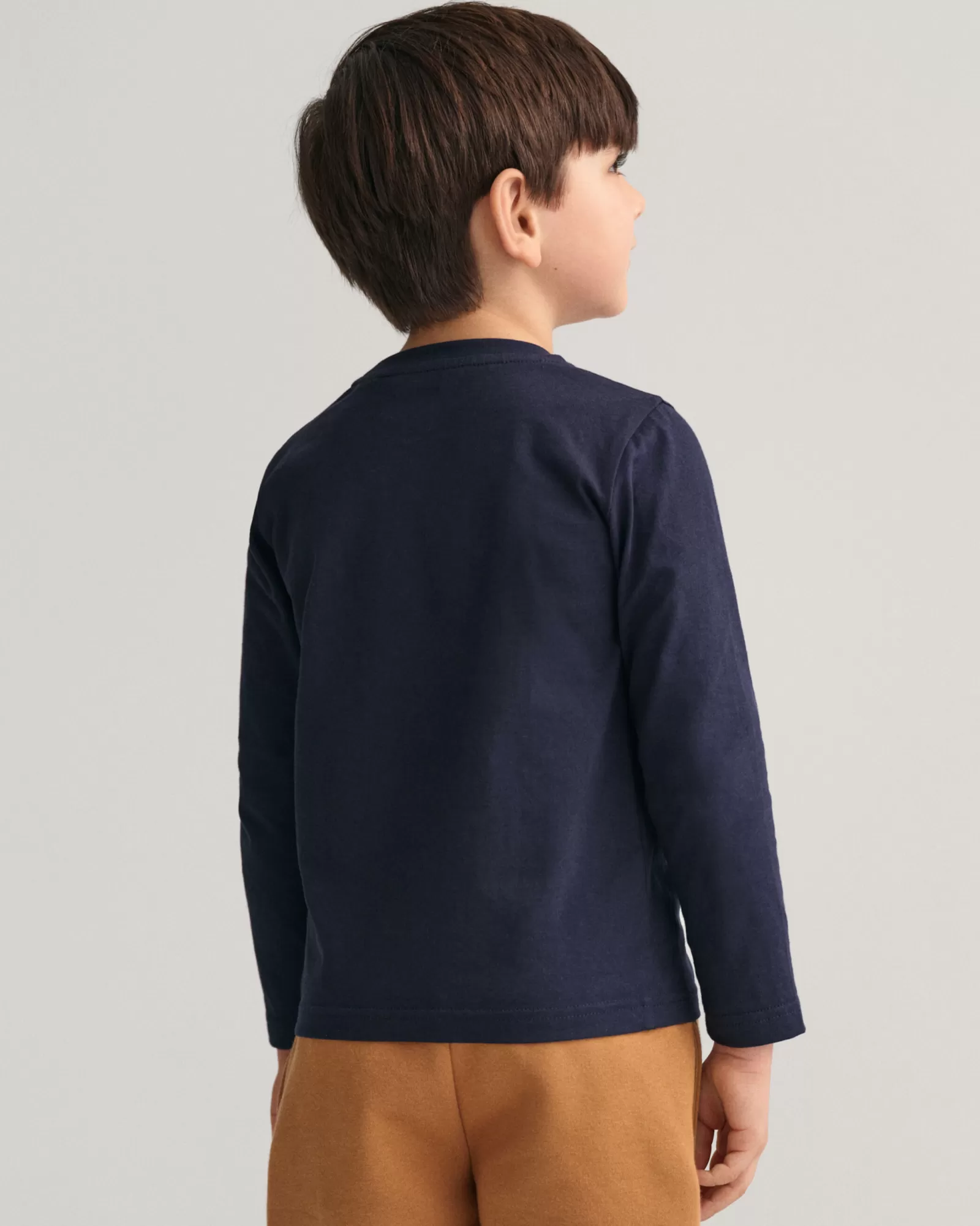 GANT Kids Shield Long Sleeve T-Shirt | Barn T-Shirts & Pikéer | T-Shirts & Pikéer