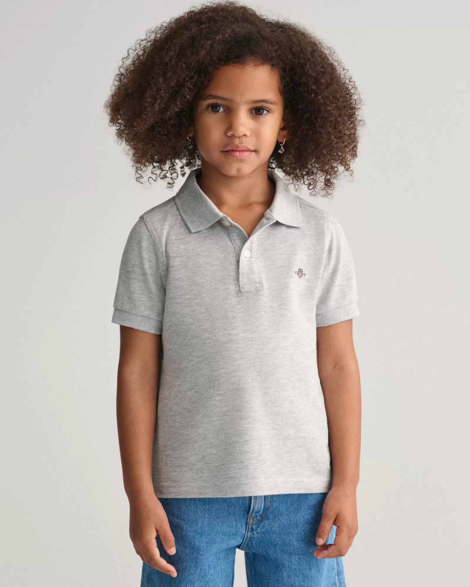 GANT Kids Shield Piqué Polo Shirt | Barn T-Shirts & Pikéer | T-Shirts & Pikéer