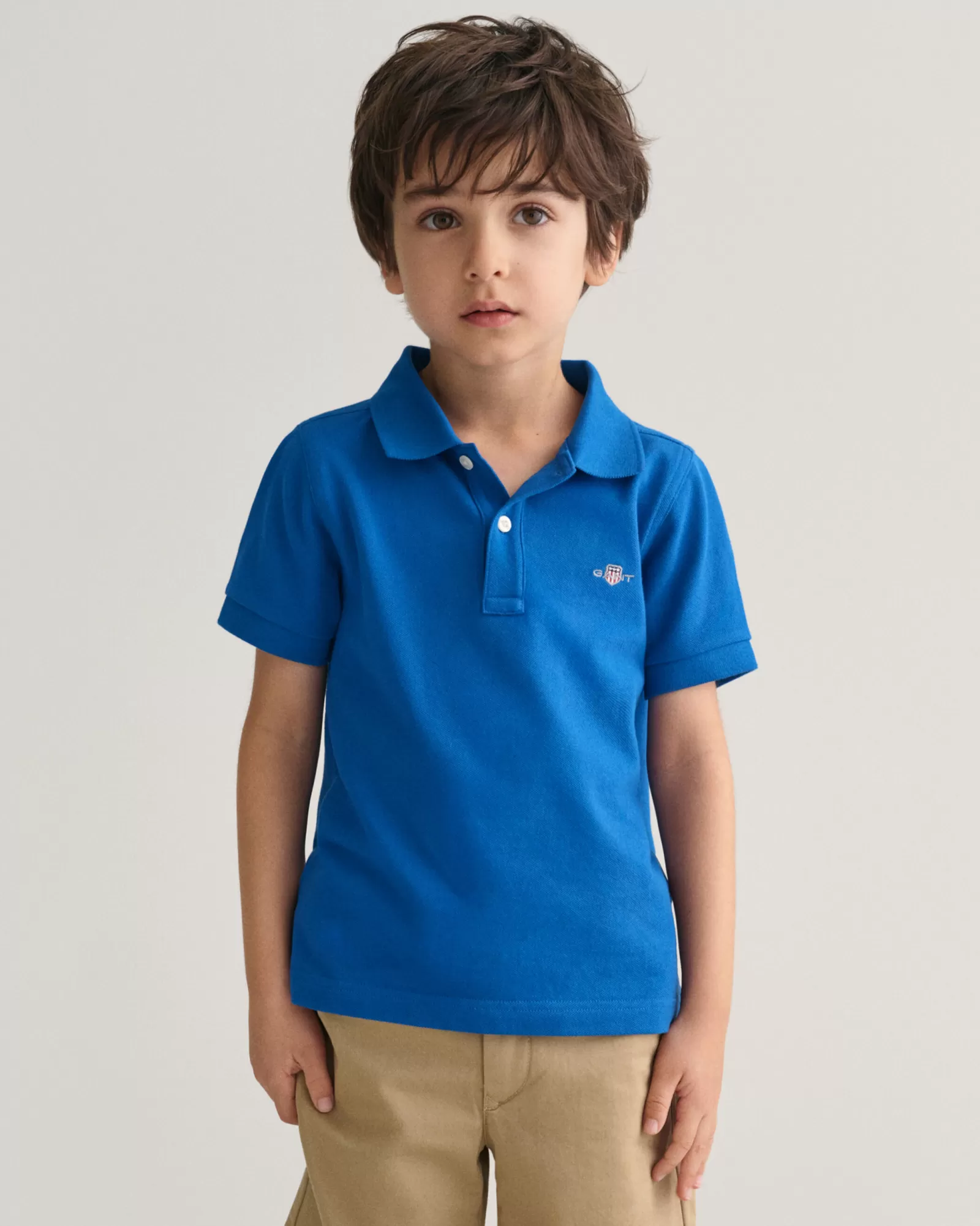 GANT Kids Shield Piqué Polo Shirt | Barn T-Shirts & Pikéer | T-Shirts & Pikéer