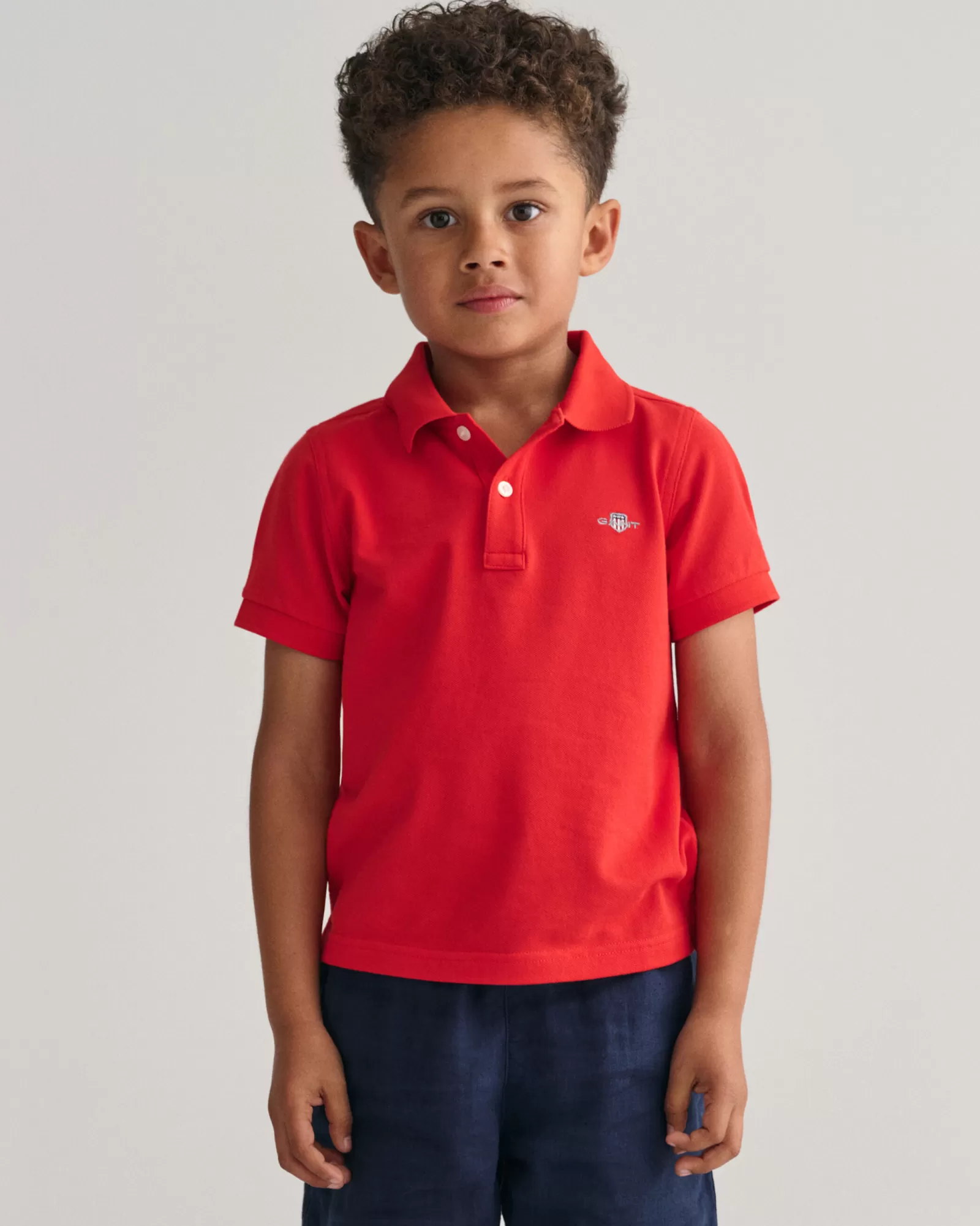 GANT Kids Shield Piqué Polo Shirt | Barn T-Shirts & Pikéer | T-Shirts & Pikéer