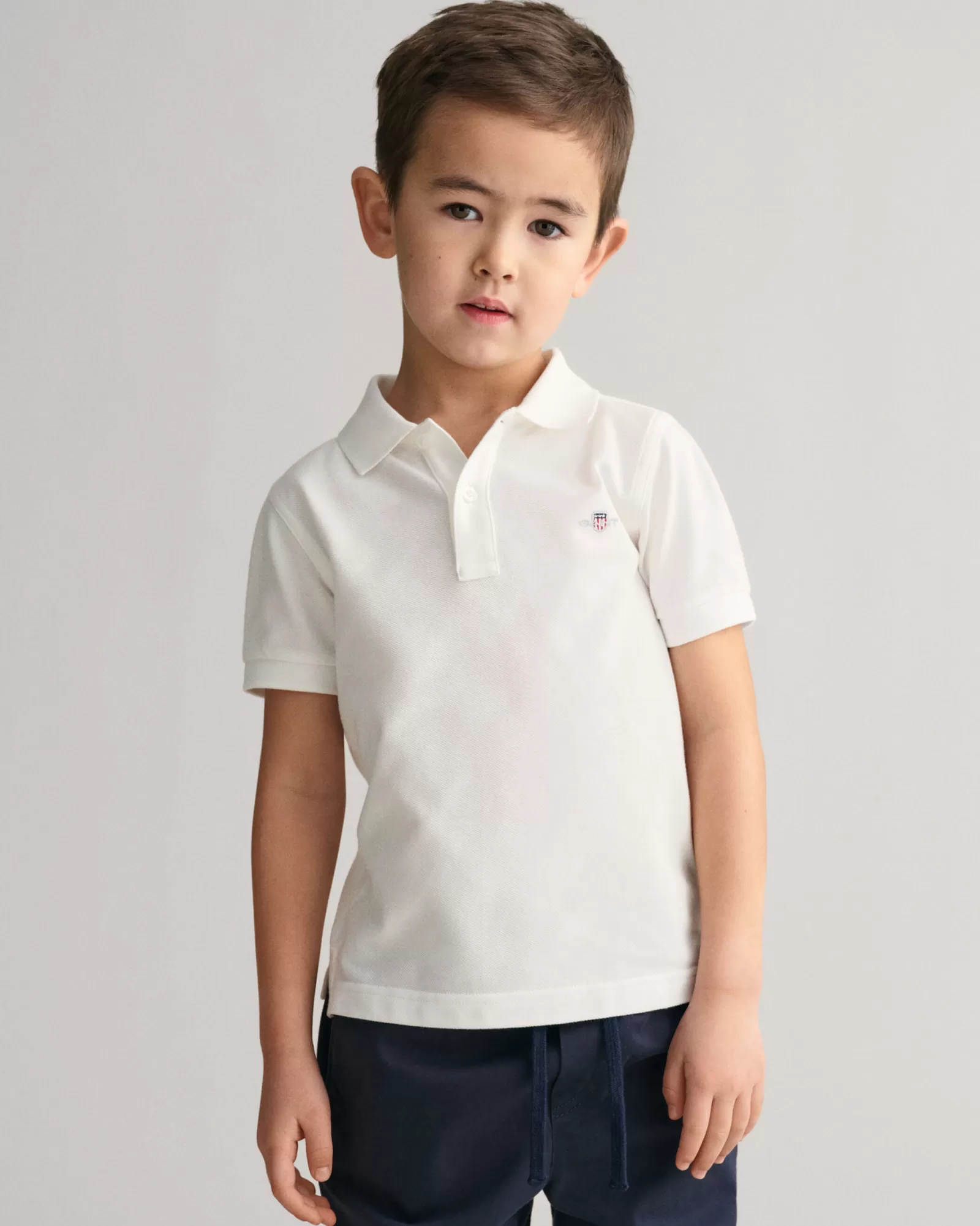 GANT Kids Shield Piqué Polo Shirt | Barn T-Shirts & Pikéer | T-Shirts & Pikéer