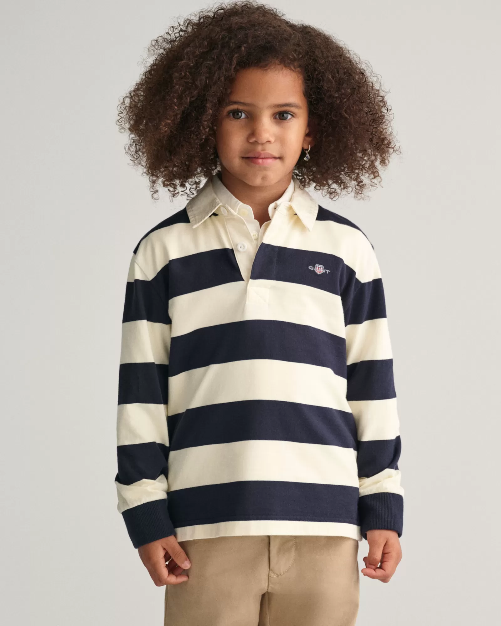 GANT Kids Shield Striped Rugger | Barn T-Shirts & Pikéer | T-Shirts & Pikéer