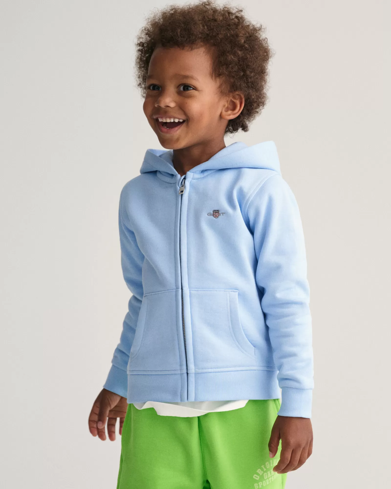 GANT Kids Shield Zip Hoodie | Barn Hoodies & Tröjor | Hoodies & Tröjor