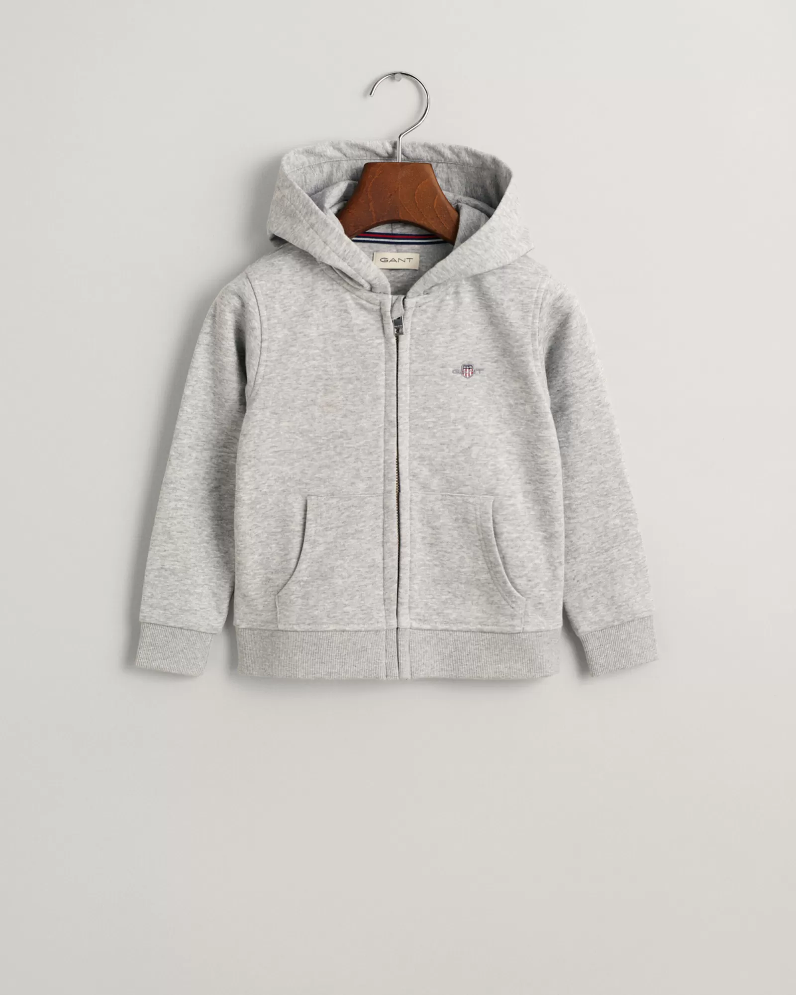 GANT Kids Shield Zip Hoodie | Barn Hoodies & Tröjor | Hoodies & Tröjor