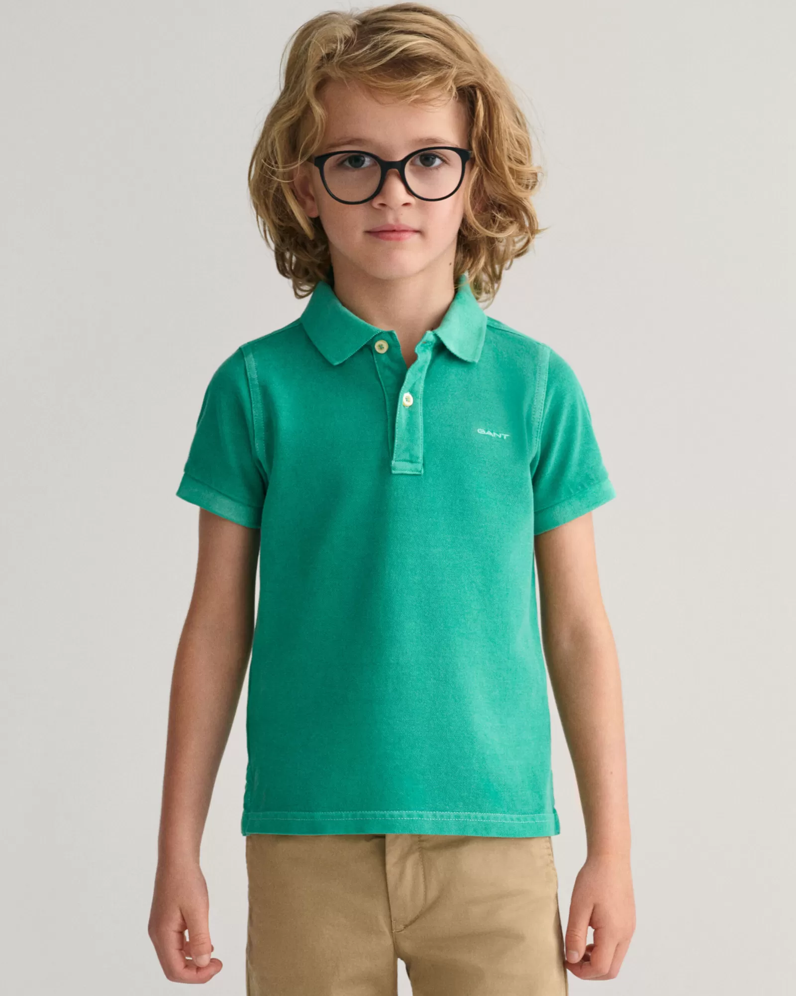 GANT Kids Sunfaded Piqué Polo Shirt | Barn T-Shirts & Pikéer | T-Shirts & Pikéer