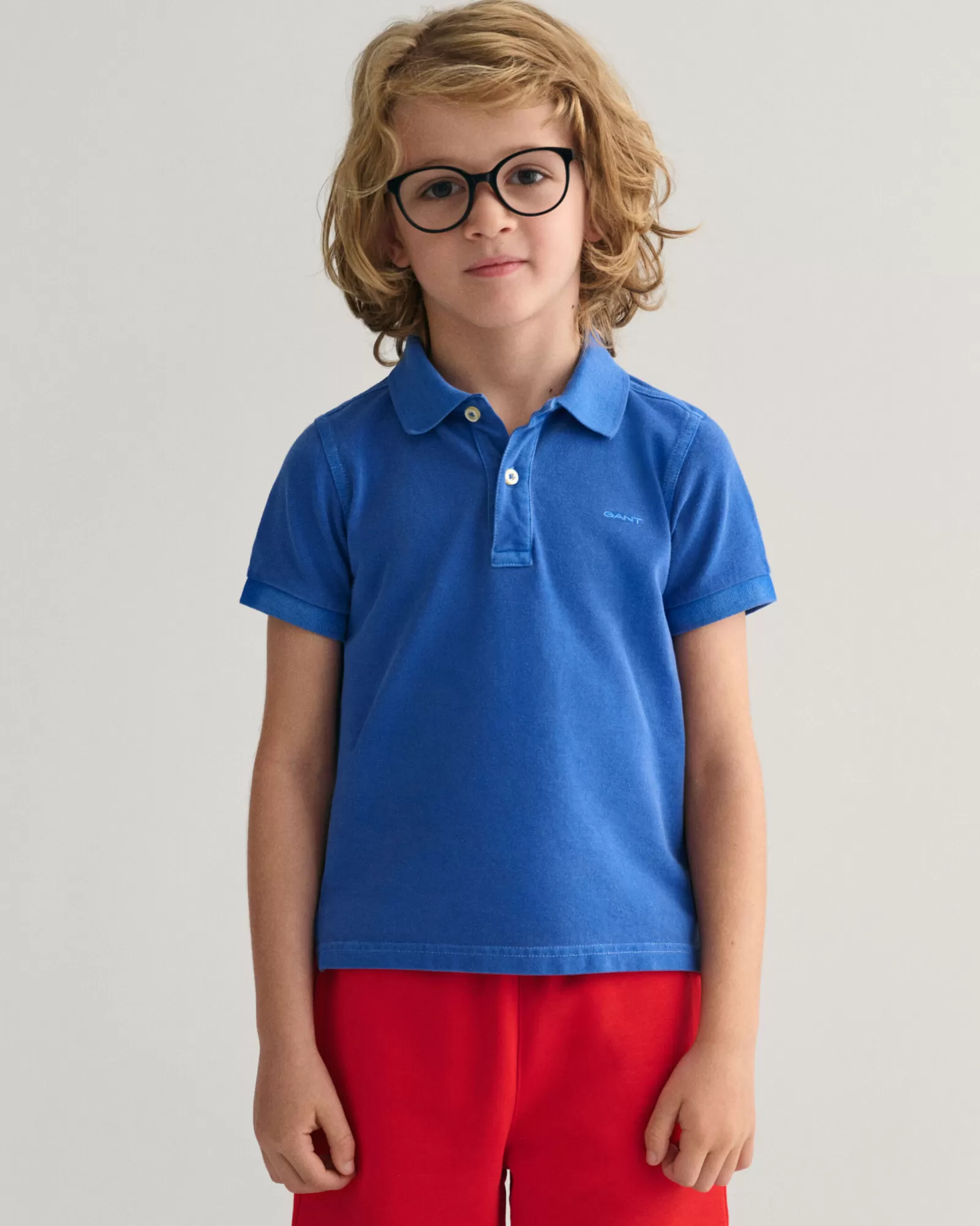 GANT Kids Sunfaded Piqué Polo Shirt | Barn T-Shirts & Pikéer | T-Shirts & Pikéer