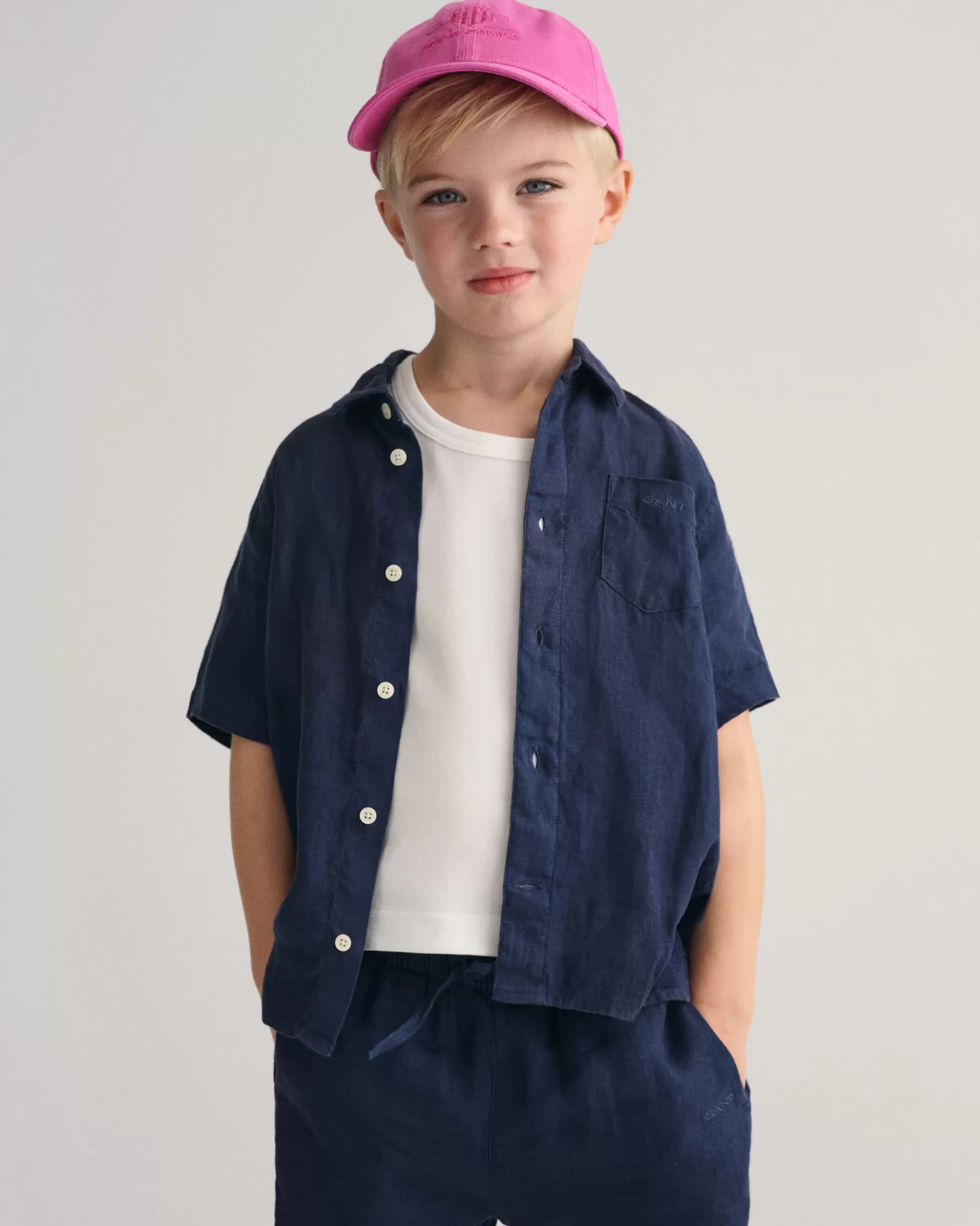 GANT Kids Tonal Shield Cap | Barn Accessoarer | Accessoarer