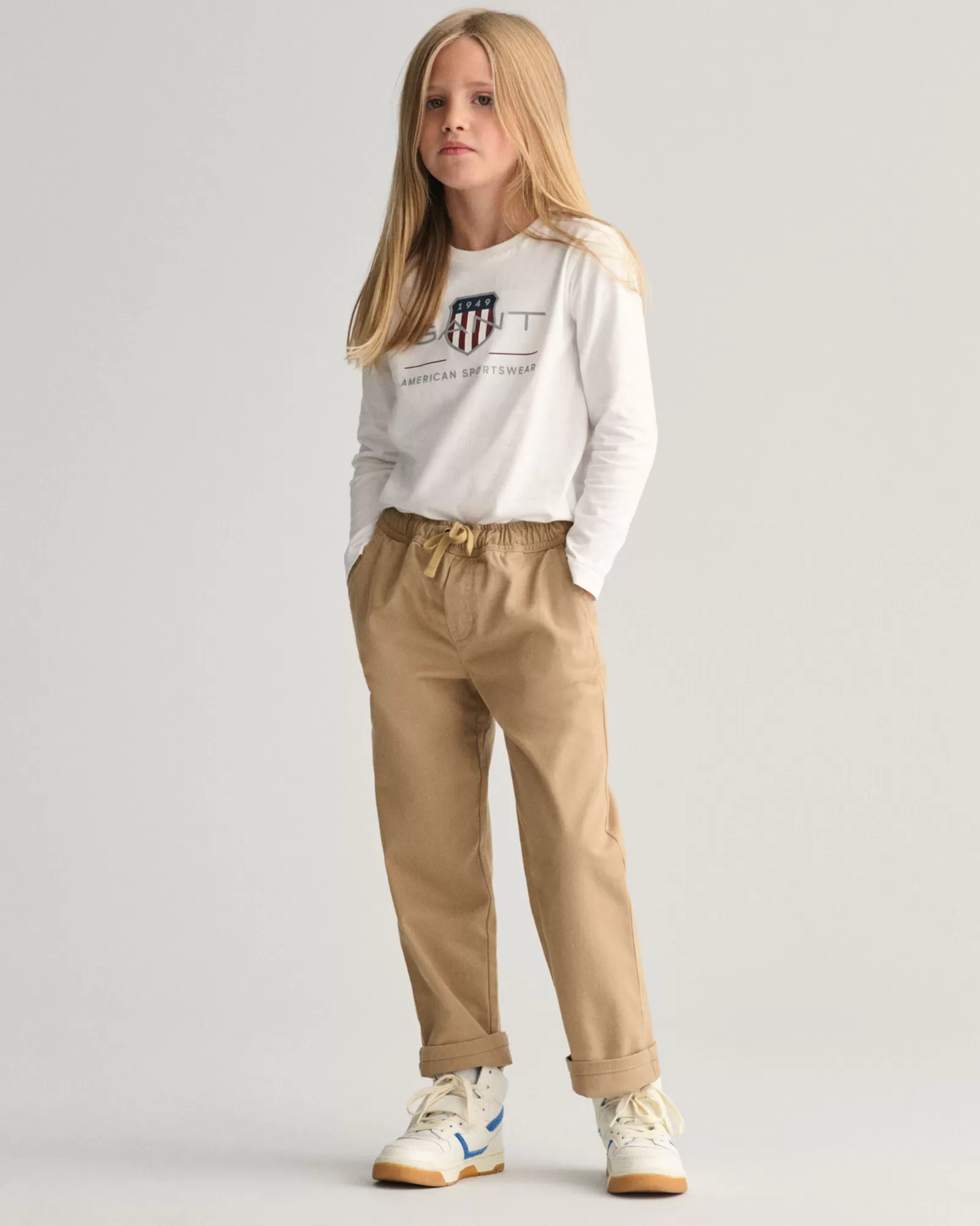 GANT Kids Woven Pull-On Pants | Barn Byxor | Byxor