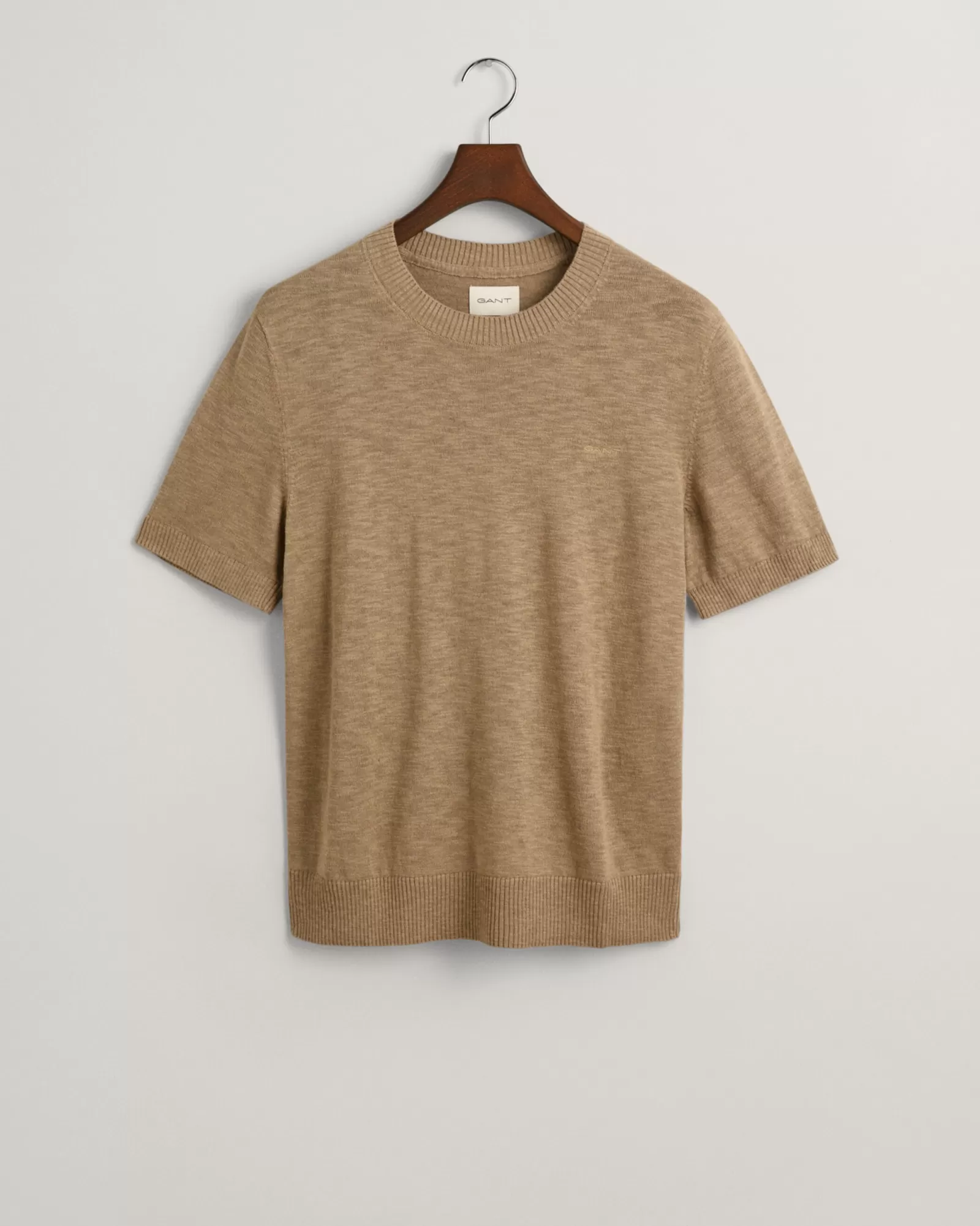 GANT Knitted Cotton Linen T-Shirt | T-shirts