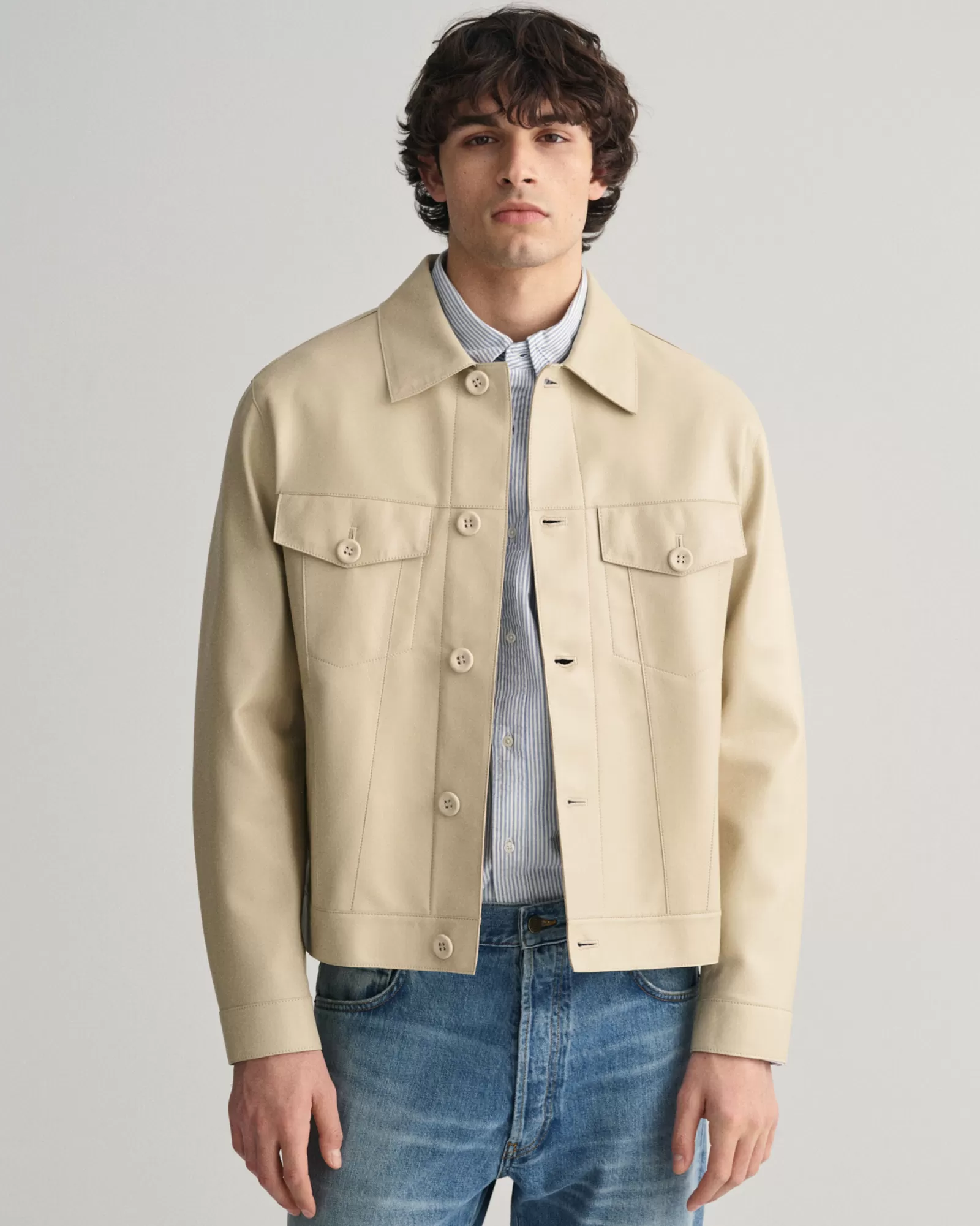 GANT Leather Trucker Jacket | Jackor & Rockar