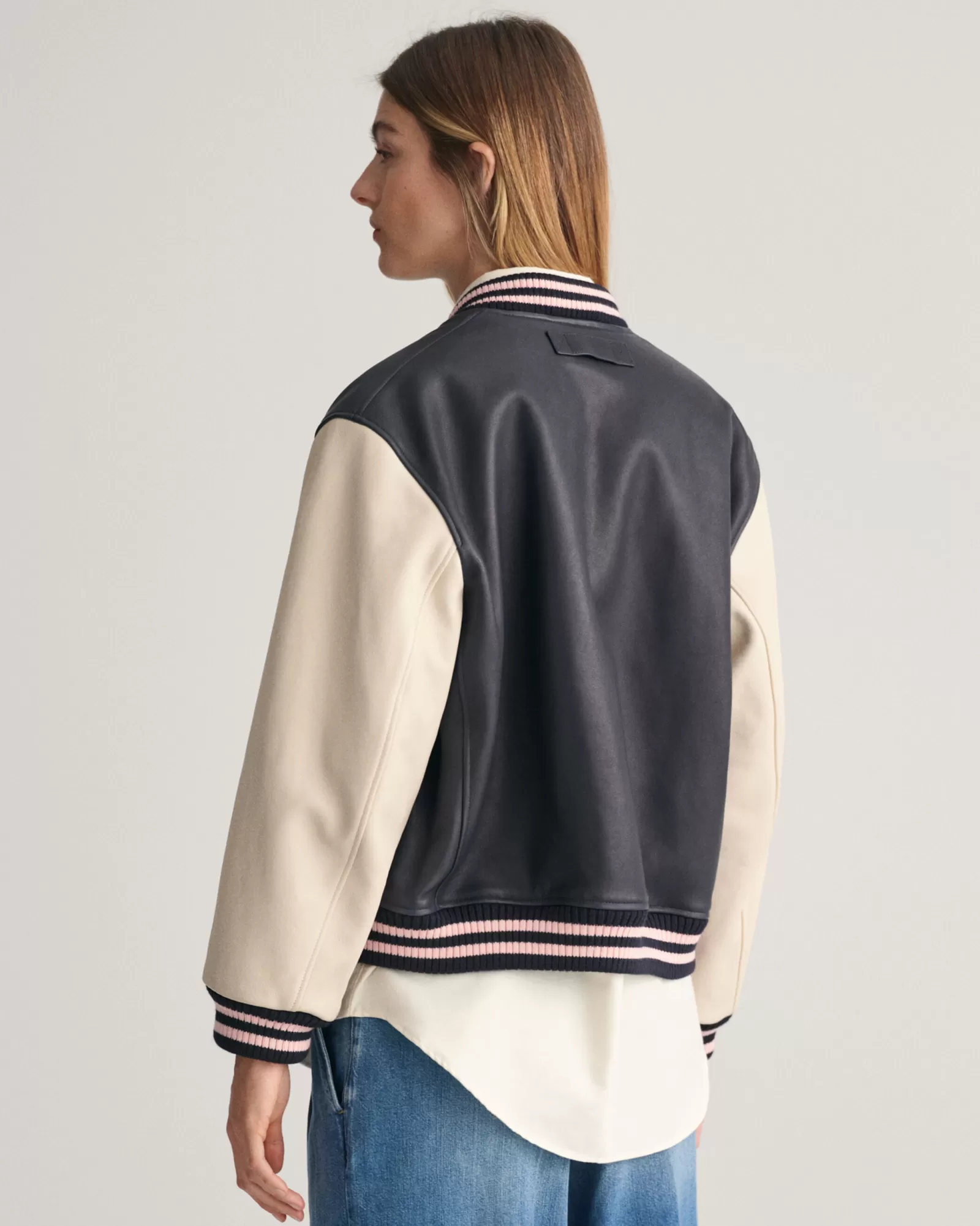 GANT Leather Varsity Jacket | Kappor & Jackor