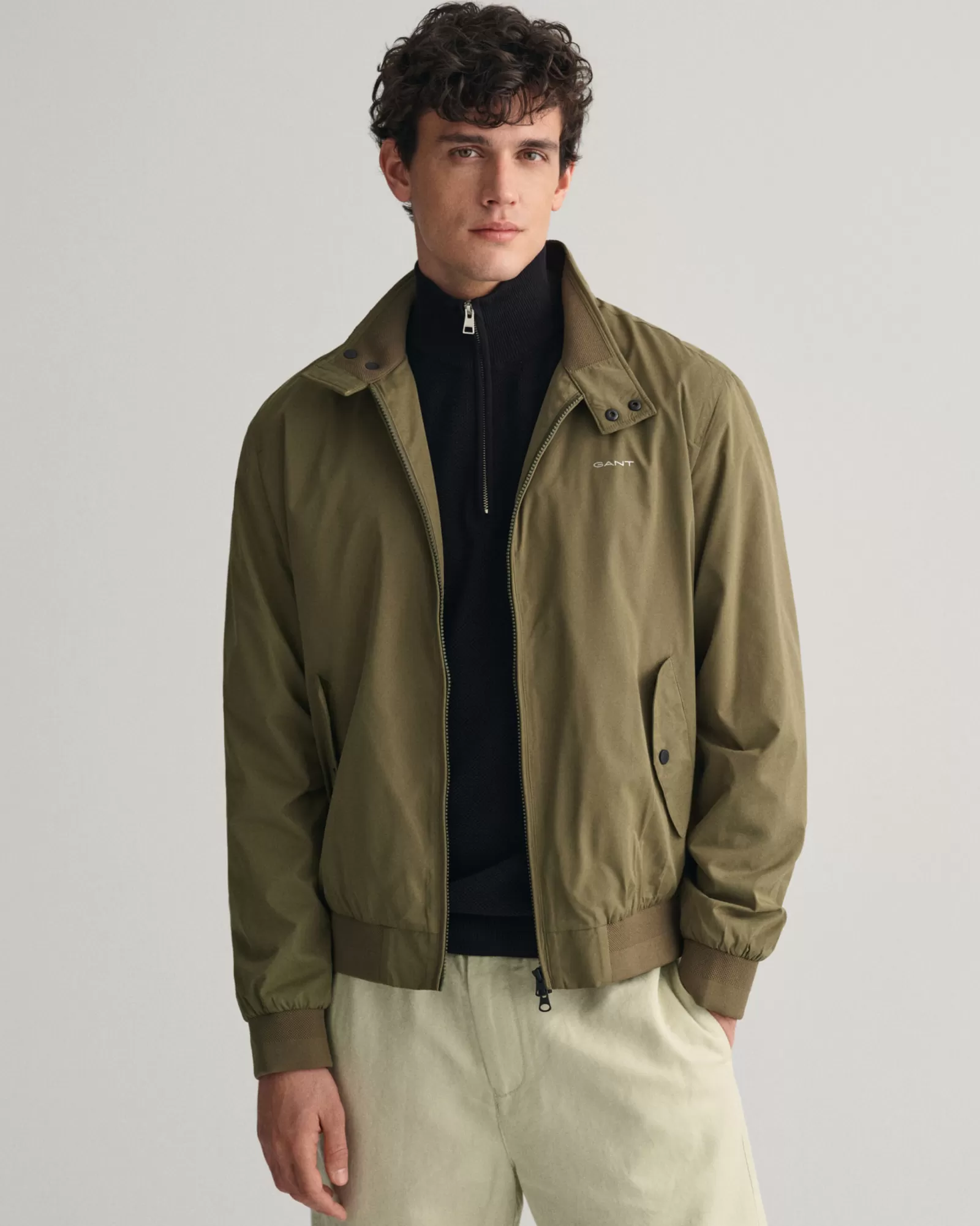 GANT Lightweight Harrington Jacket | Jackor & Rockar