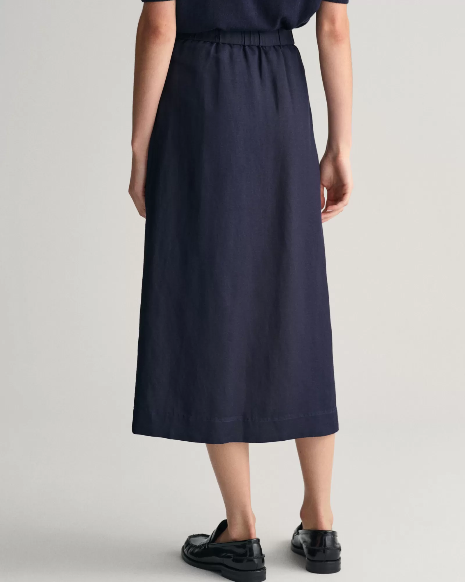 GANT Linen Blend Midi Skirt | Kjolar