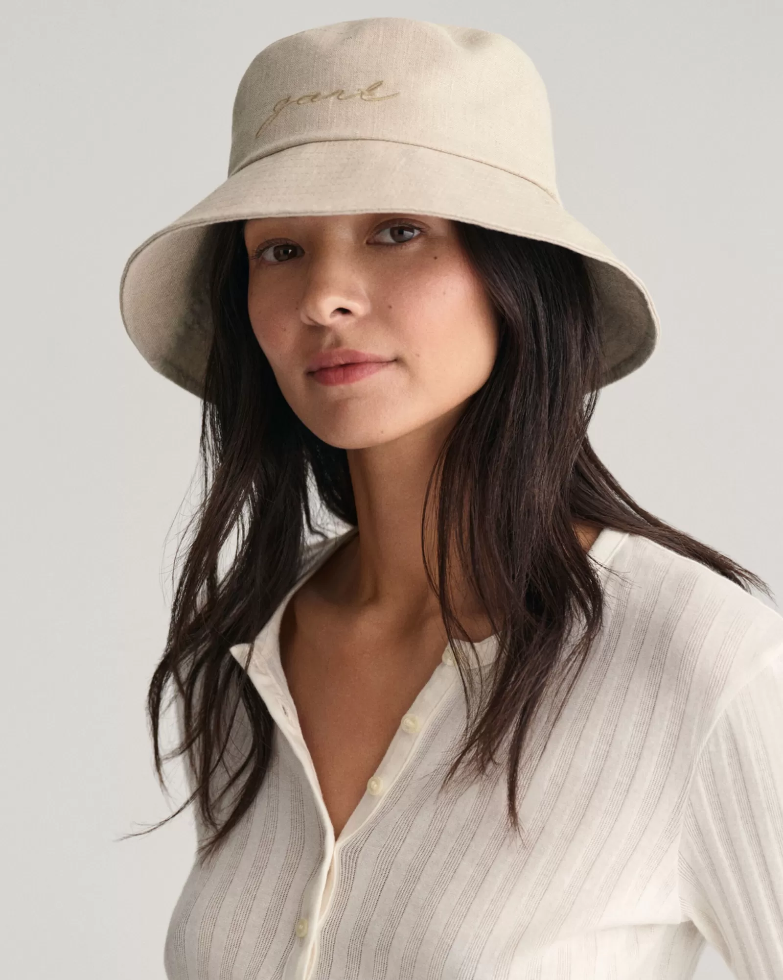 GANT Linen Bucket Hat | Mössor & Kepsar