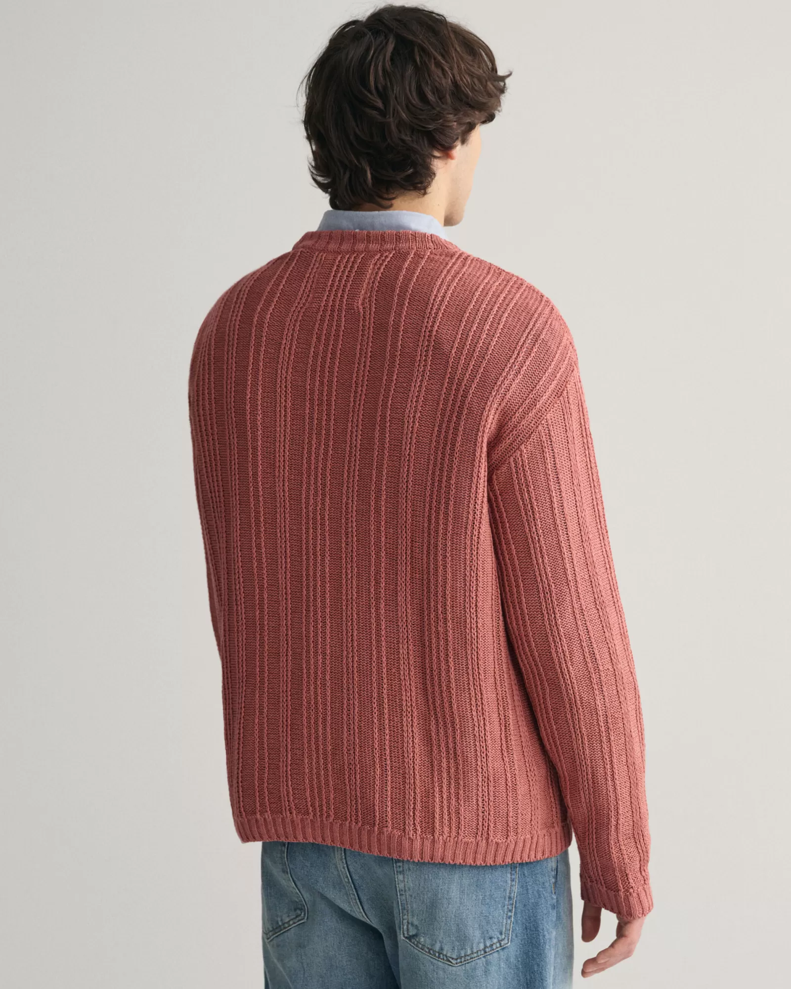 GANT Linen Silk Crew Neck Sweater | Stickat