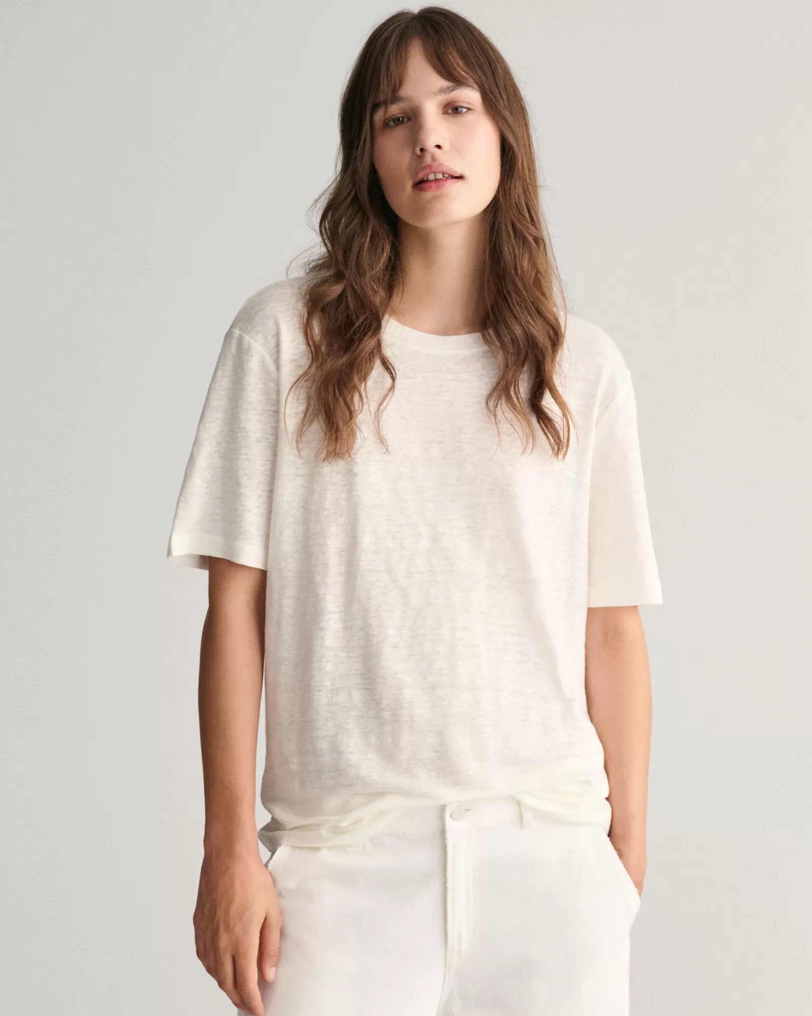 GANT Linen T-Shirt | T-shirtar & Toppar