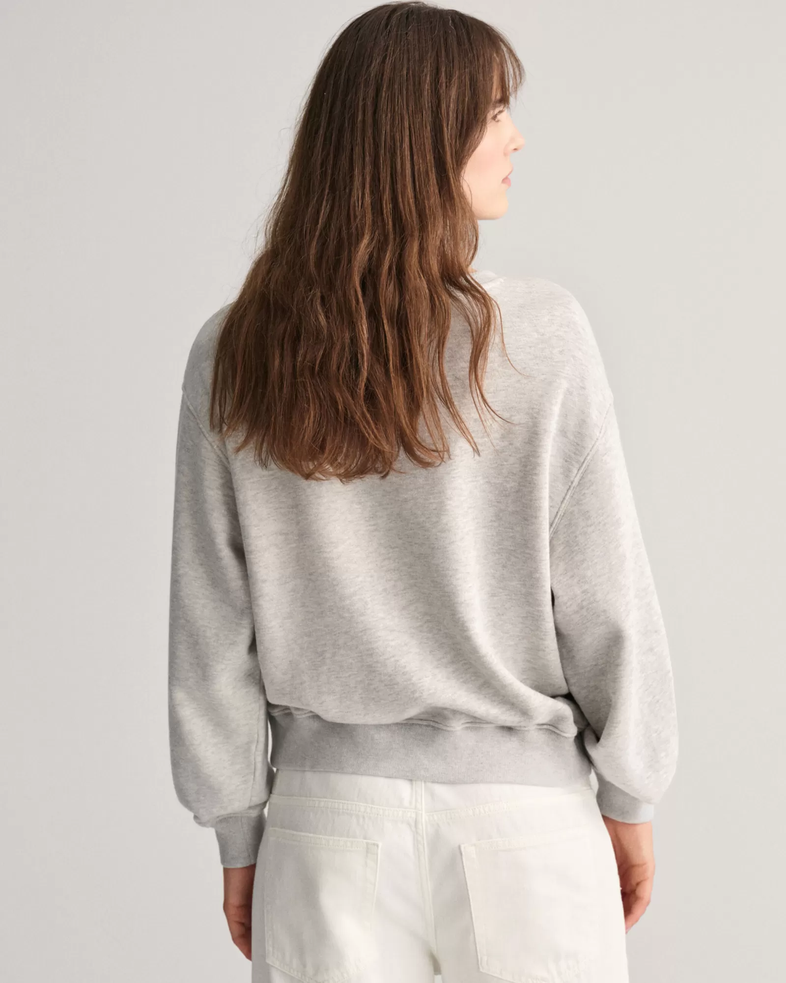 GANT Logo Crew Neck Sweatshirt | Hoodies & Tröjor