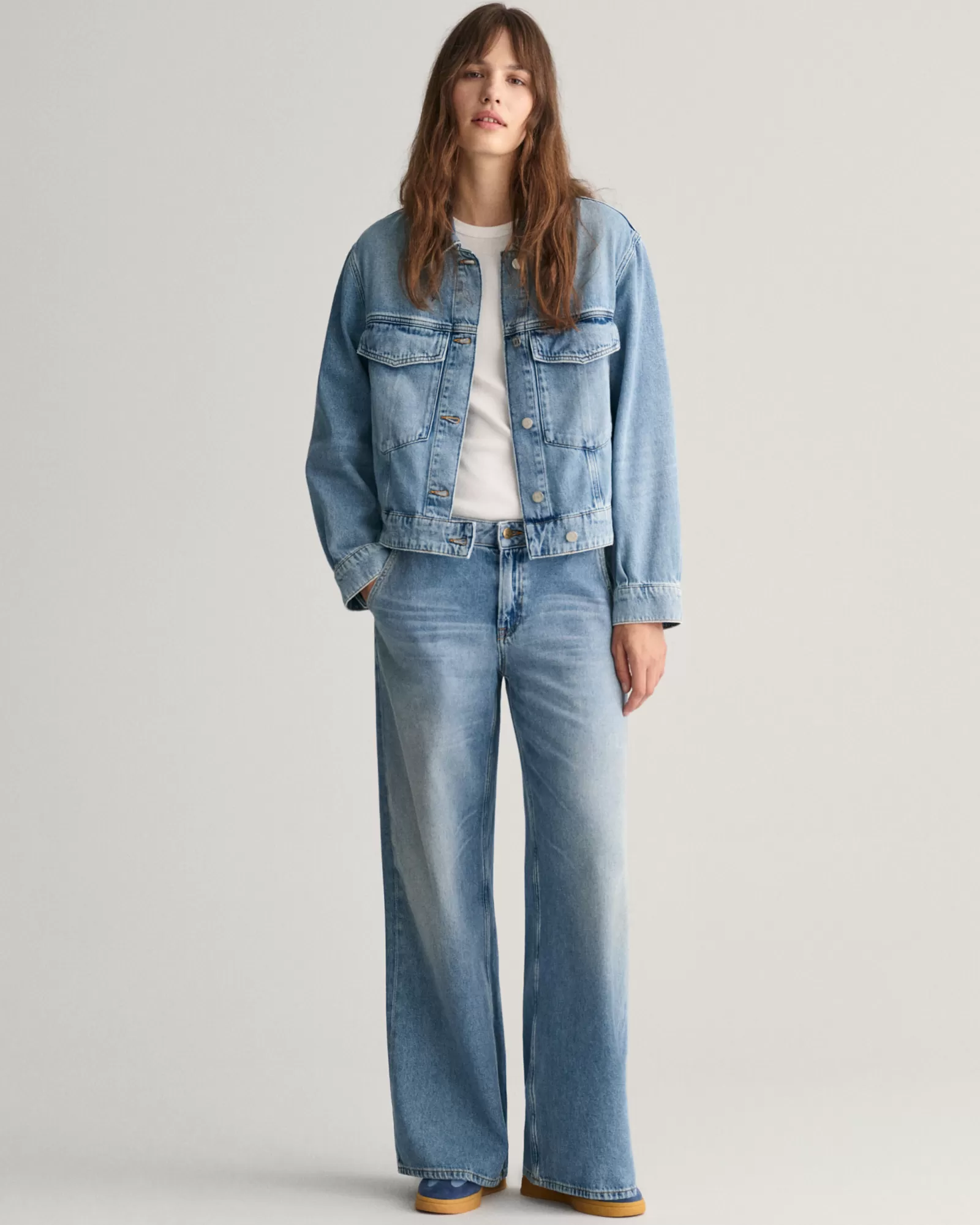 GANT Low-Waisted Wide Leg Jeans | Jeans