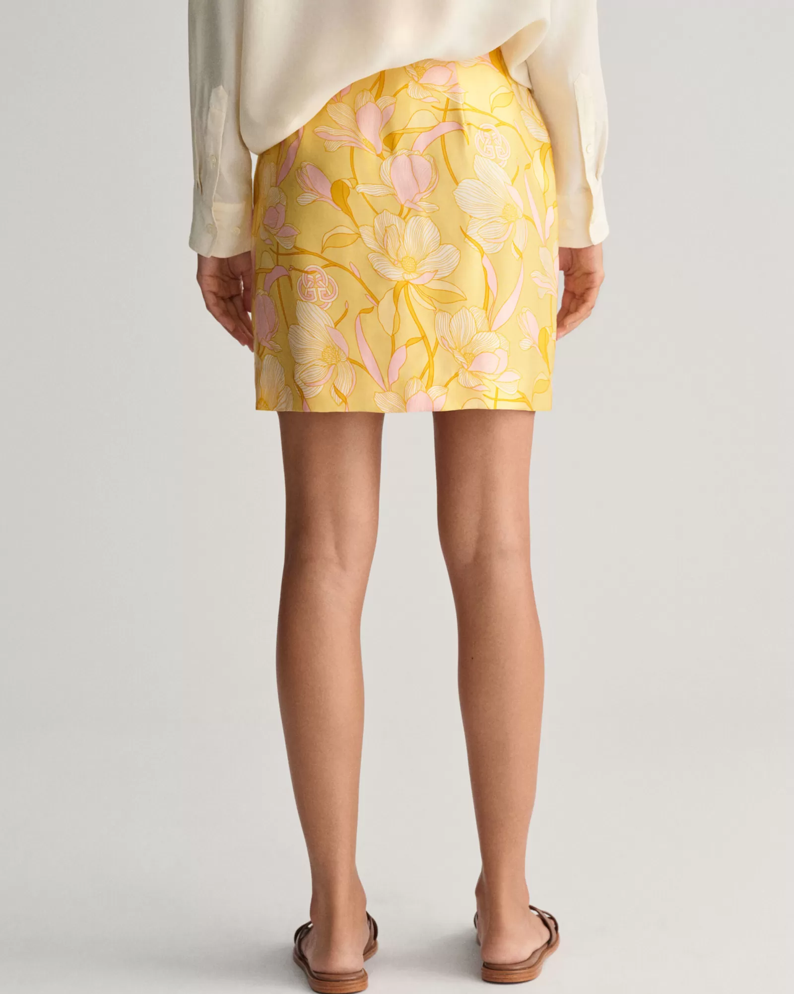 GANT Magnolia Print Mini Wrap Skirt | Kjolar