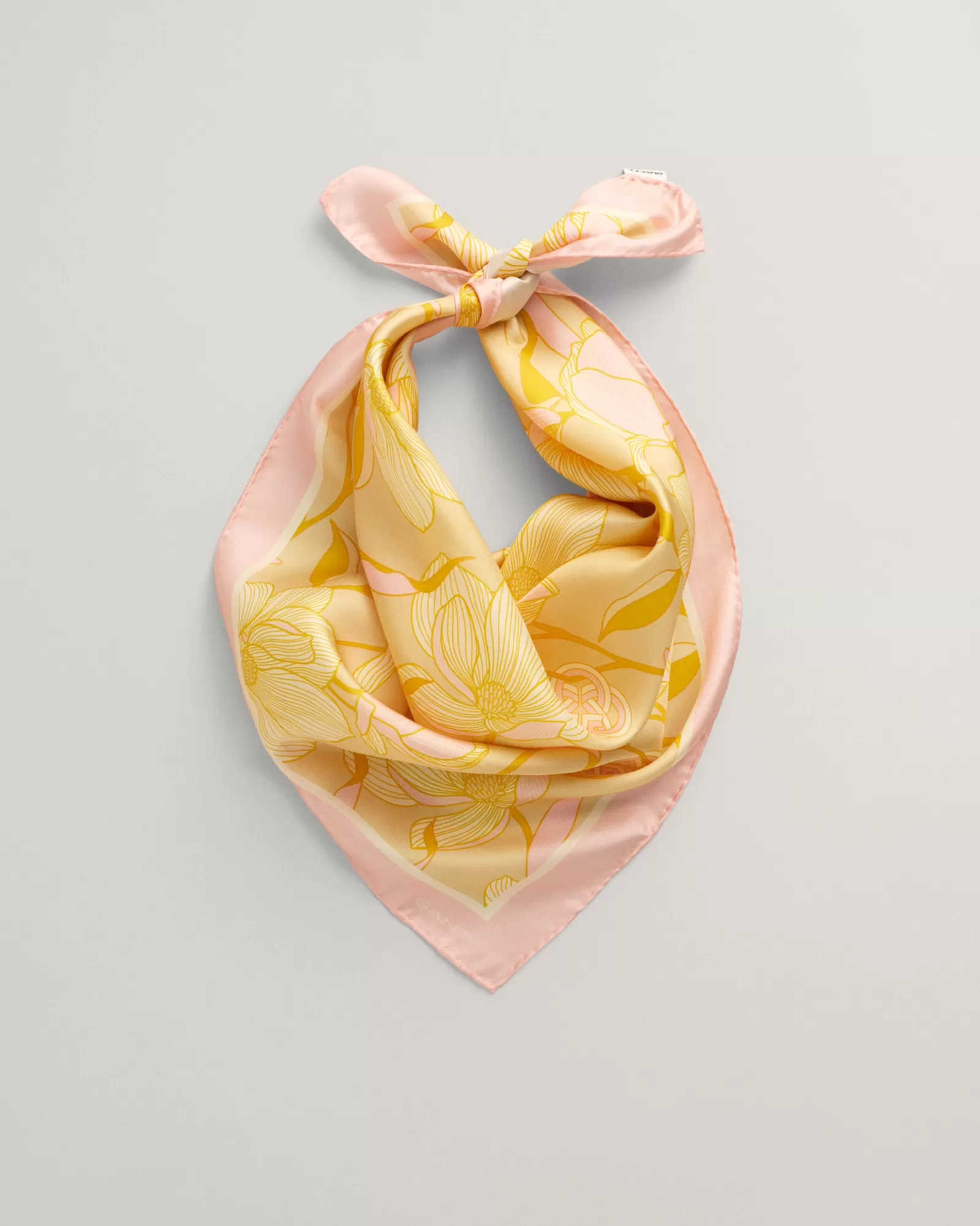 GANT Magnolia Print Silk Scarf | Halsdukar & Scarfs