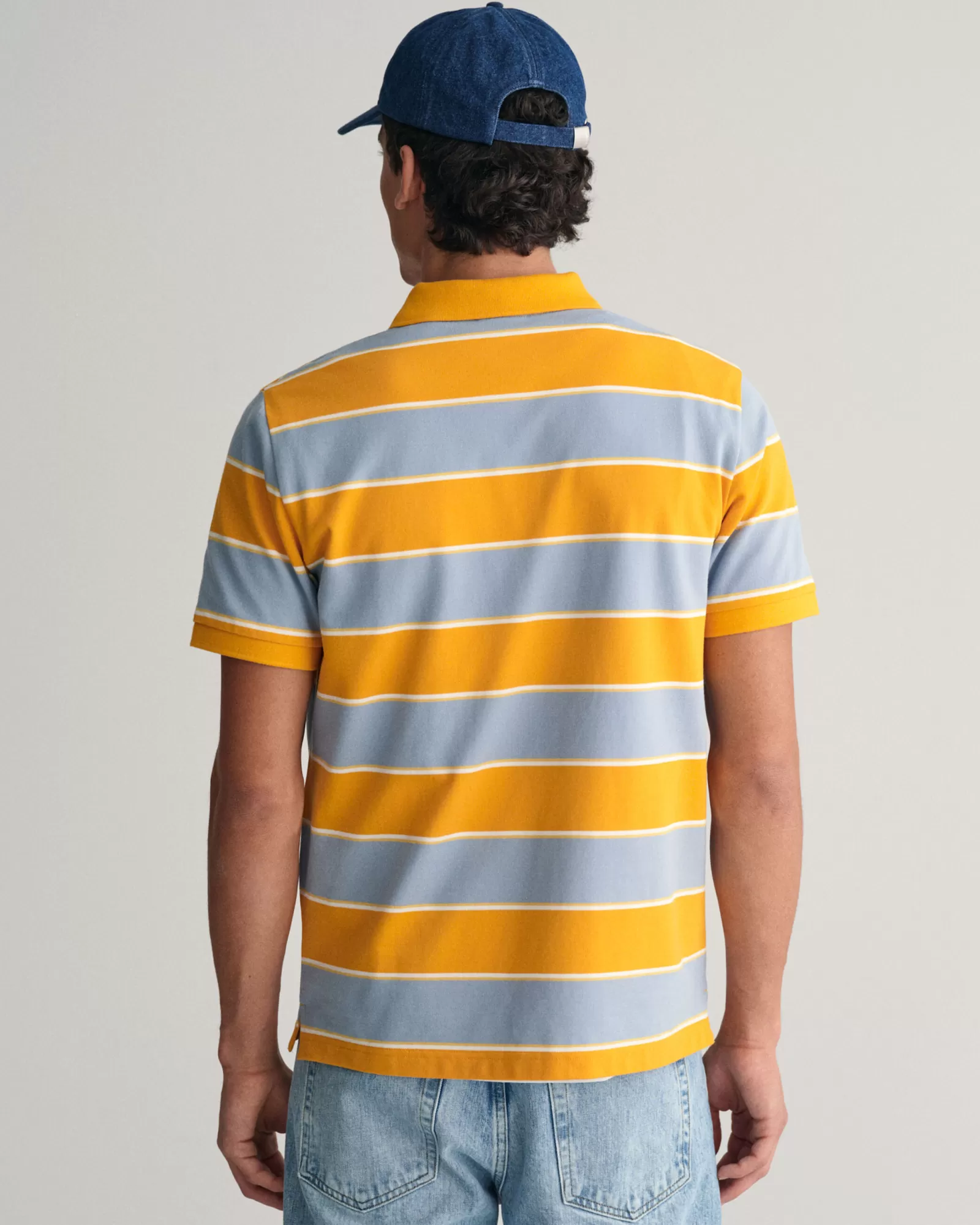 GANT Multi Striped Piqué Polo Shirt | Pikéer