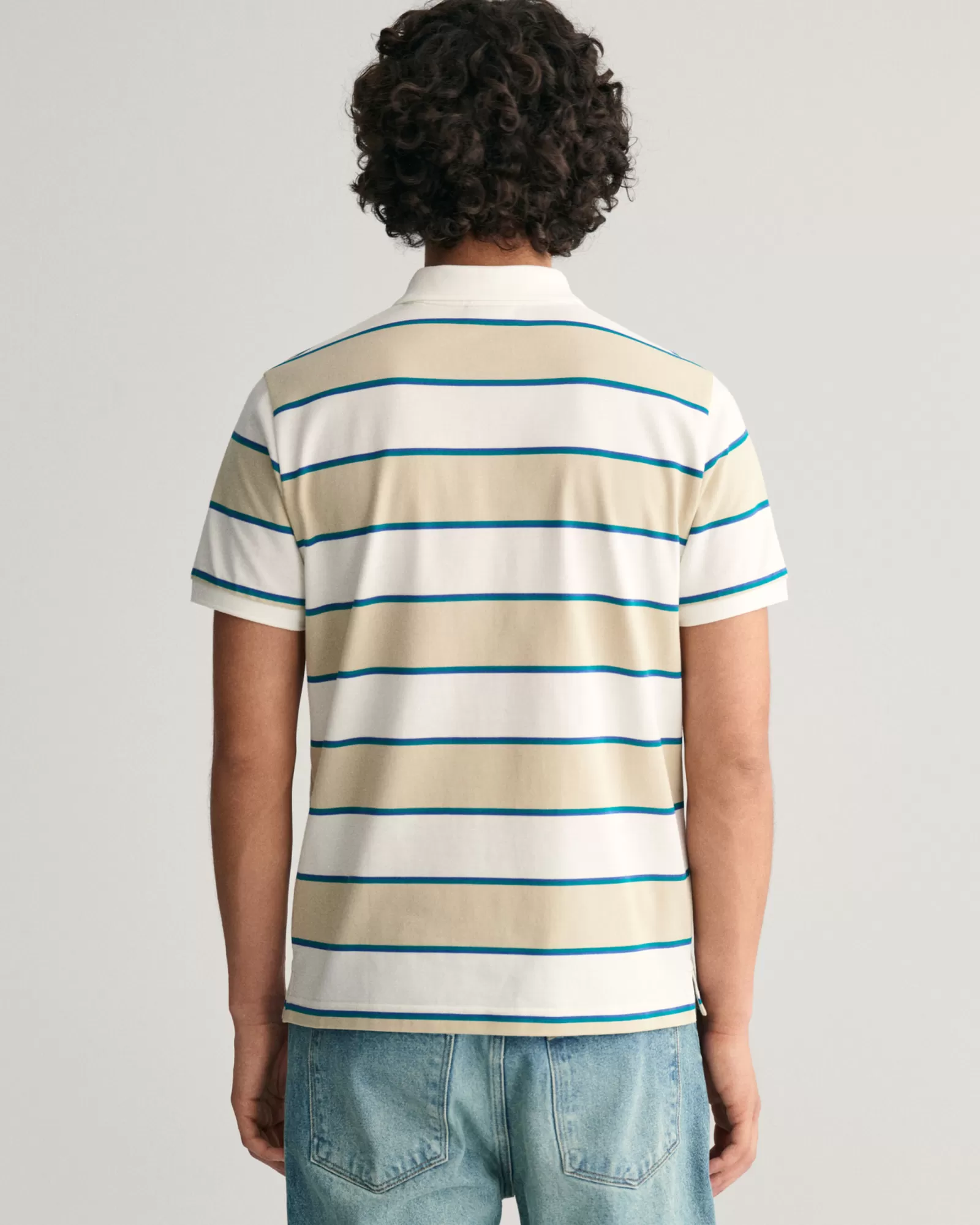 GANT Multi Striped Piqué Polo Shirt | Pikéer